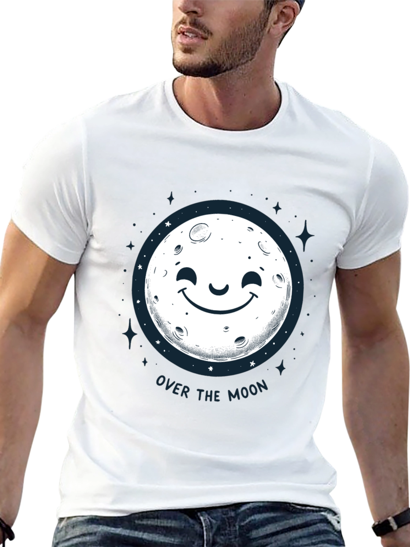 Over The Moon Graphic Tee - Unisex