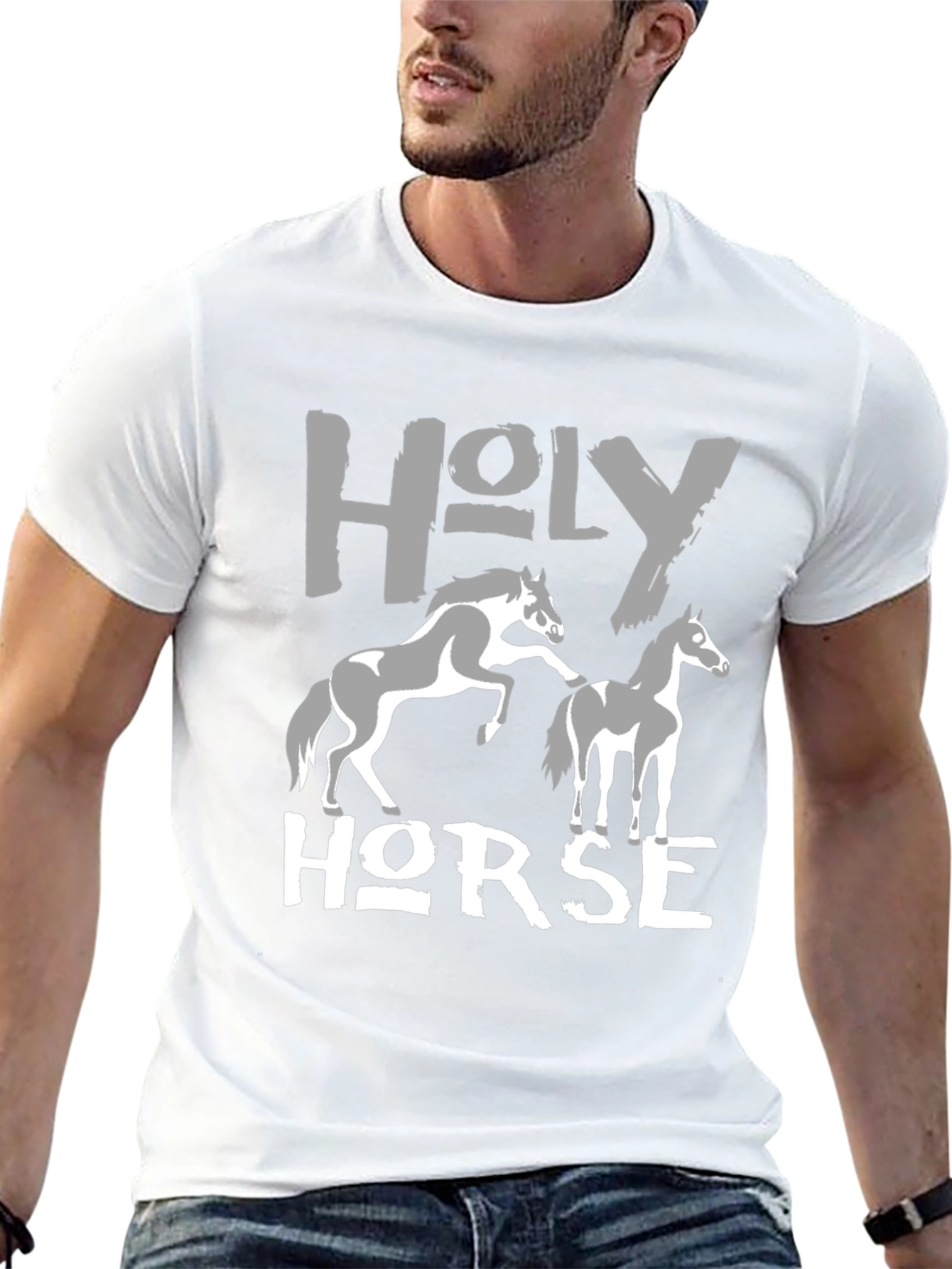 Holy Horse Graphic T-Shirt