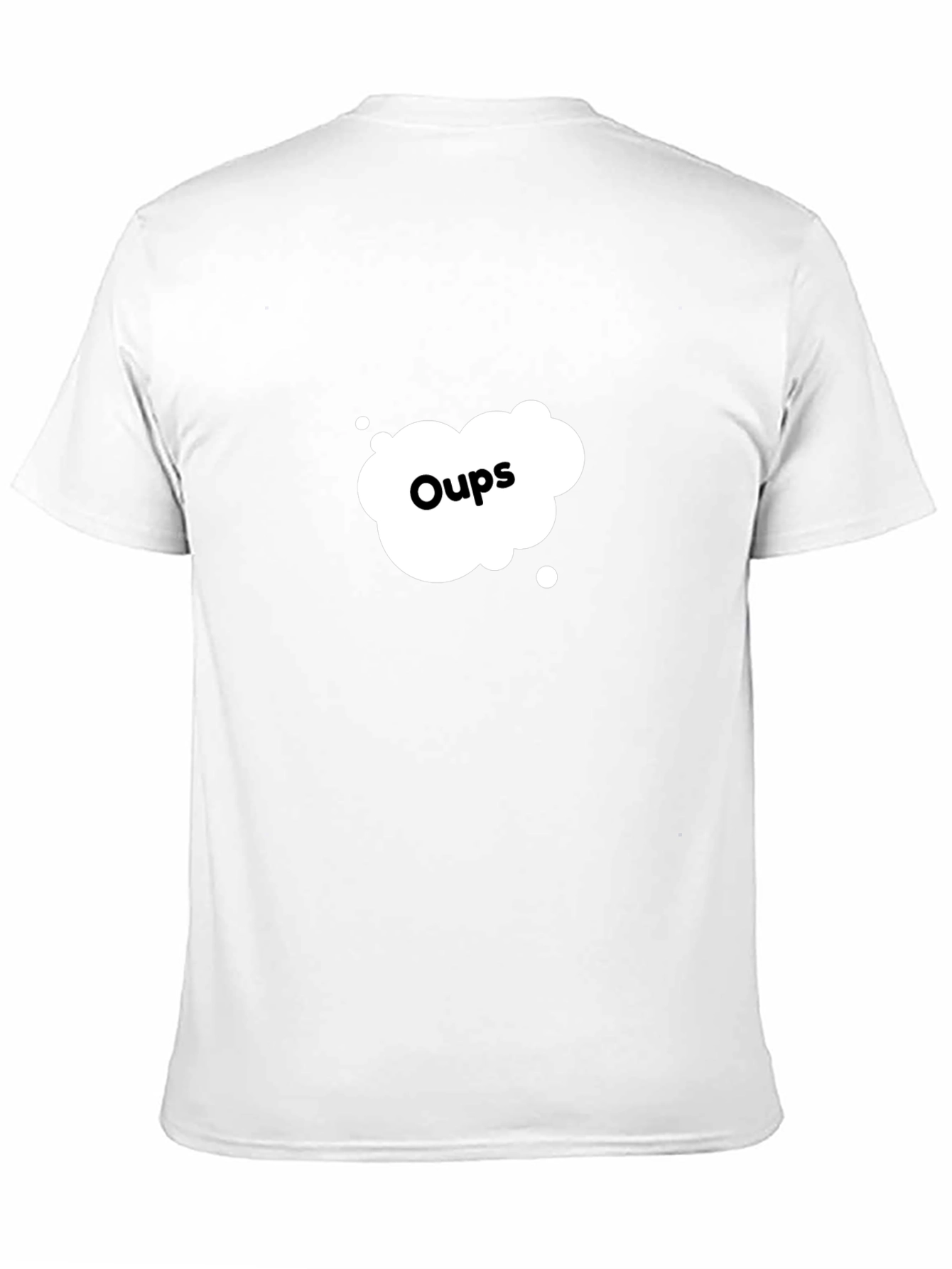 Oops Graphic Print Crew Neck T-Shirt