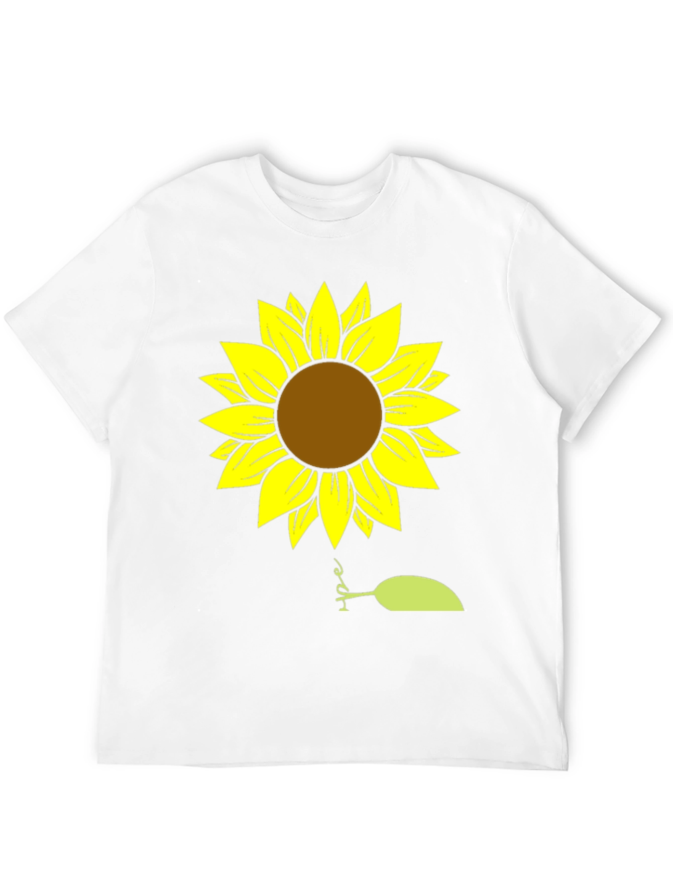 Sunflower Hope Graphic Tee - Stylish Casual Comfort