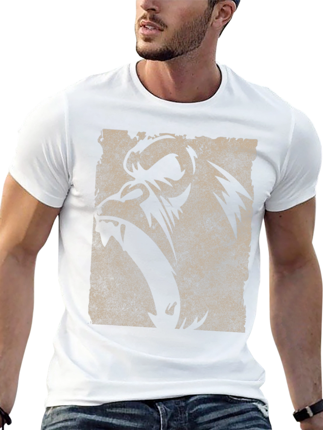 Grunge Gorilla Graphic T-Shirt