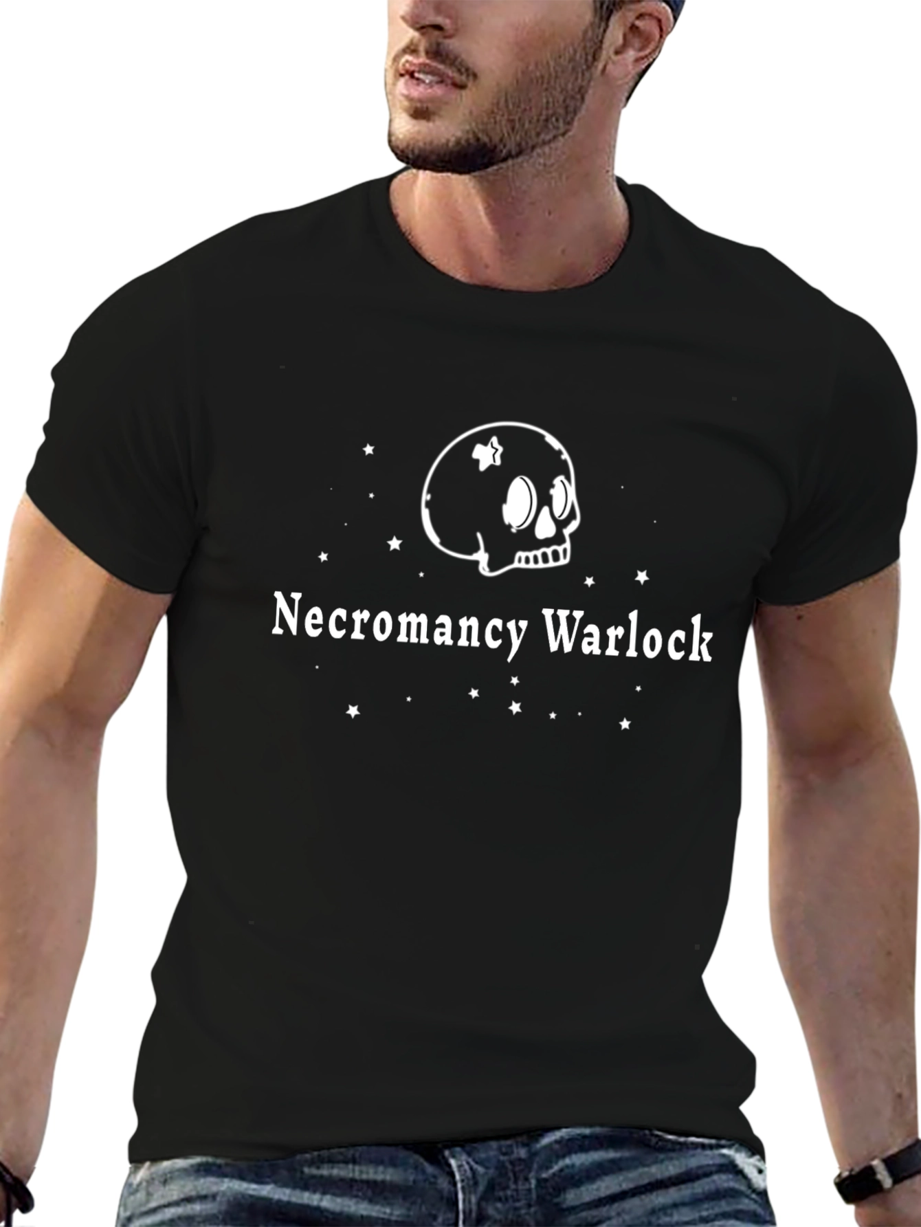 Necromancy Warlock Black T-Shirt