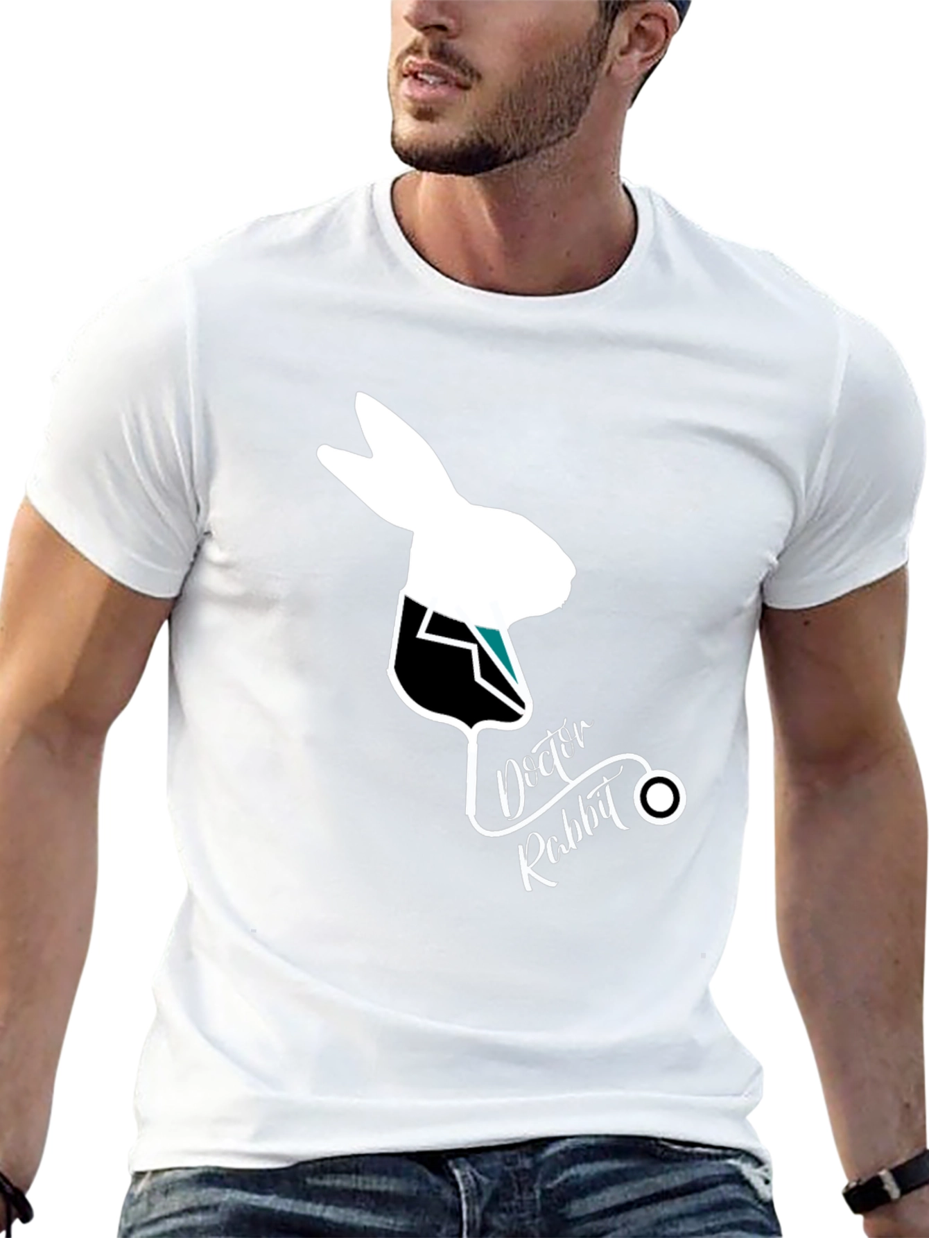 Doctor Rabbit Graphic T-Shirt - Unisex Cotton Tee
