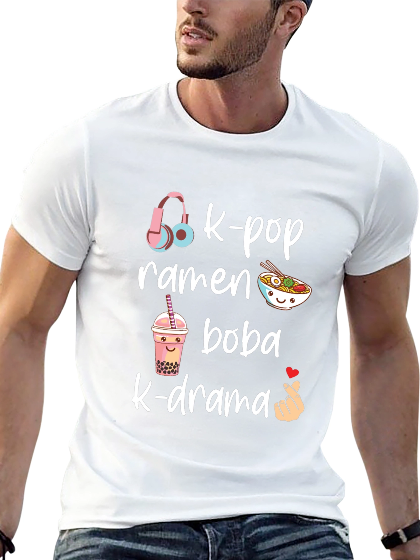 K-Pop Ramen Boba K-Drama T-Shirt