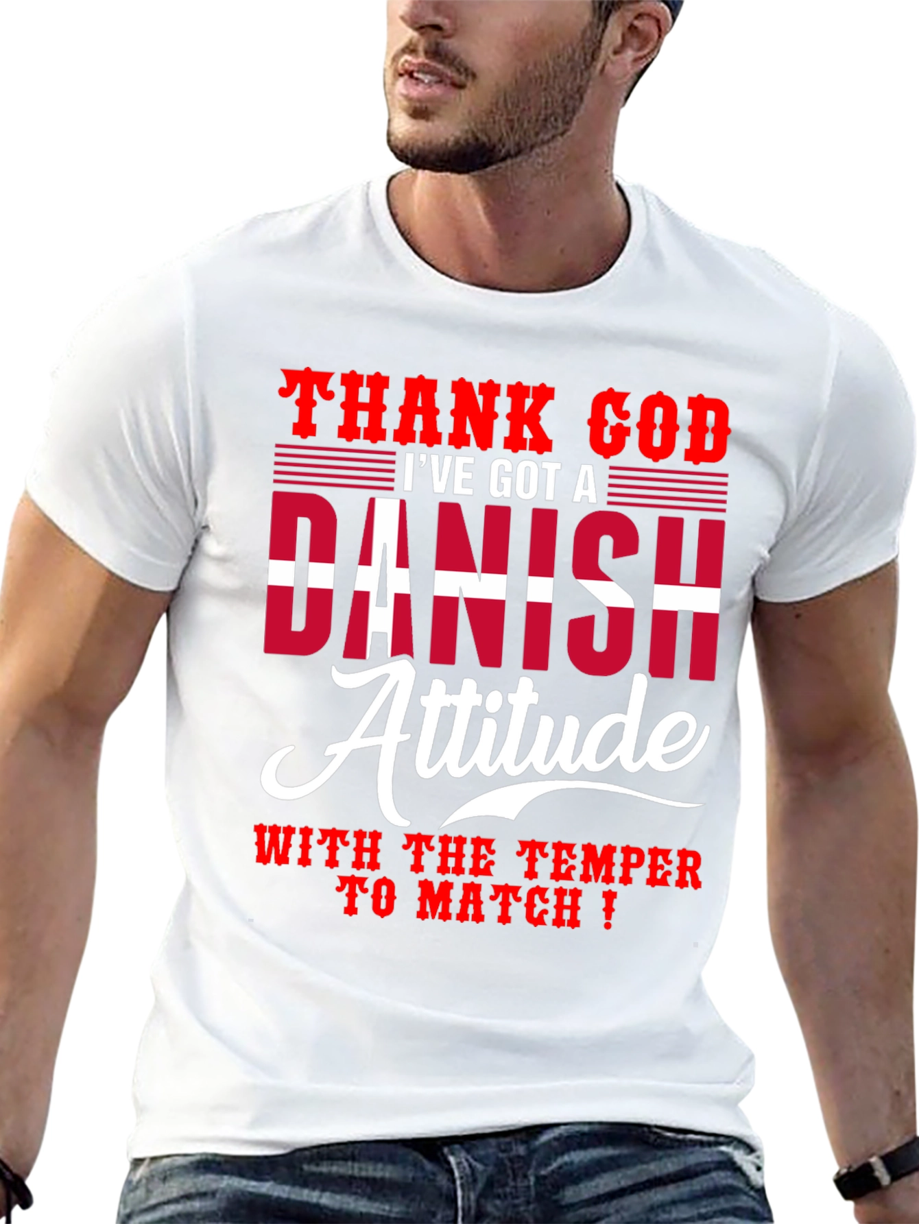 Danish Attitude T-Shirt - Humorous Graphic Tee