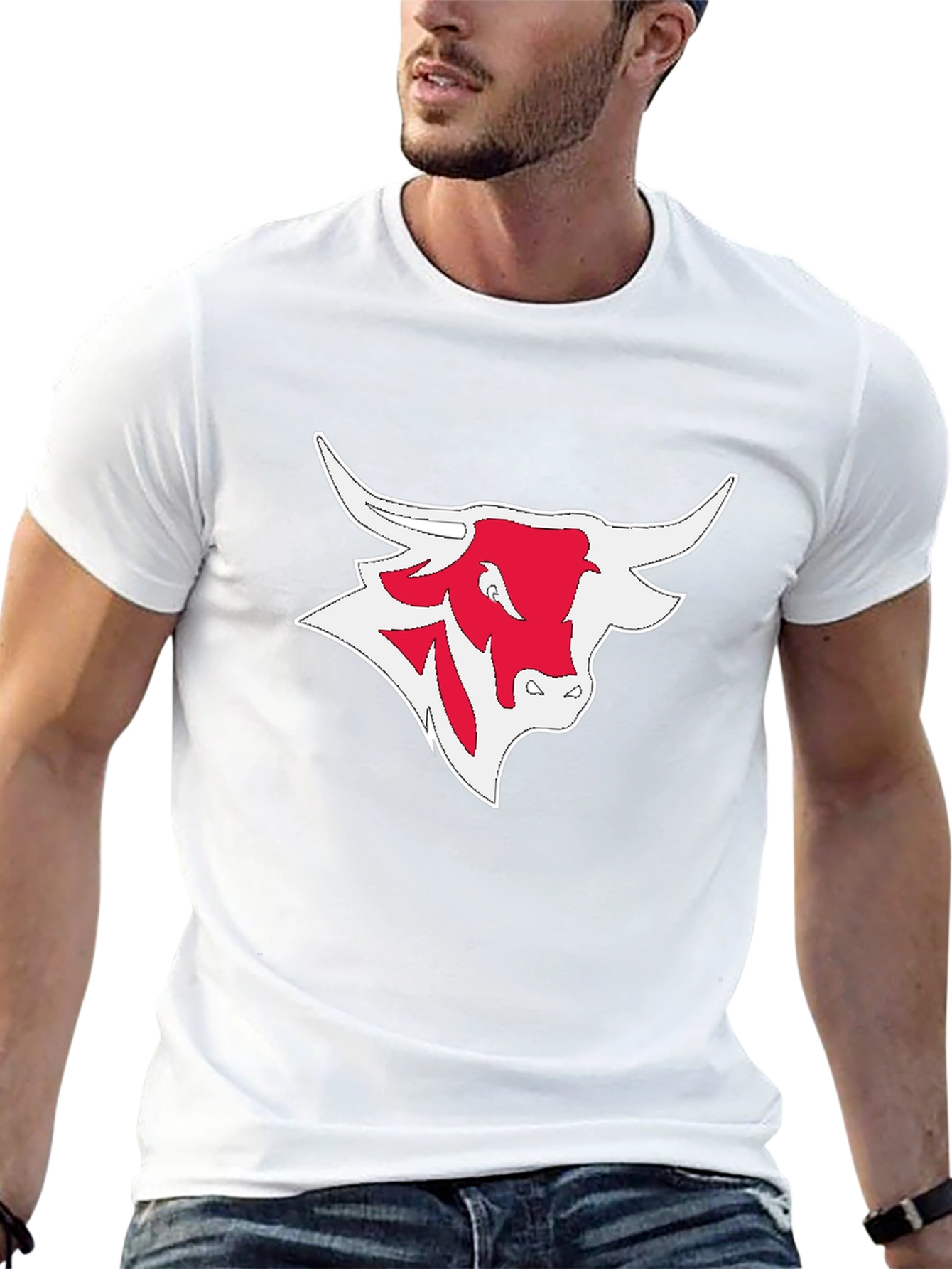 Bull Graphic Black T-Shirt