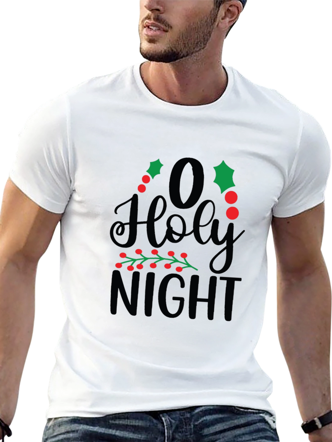 O Holy Night Christmas Graphic T-Shirt