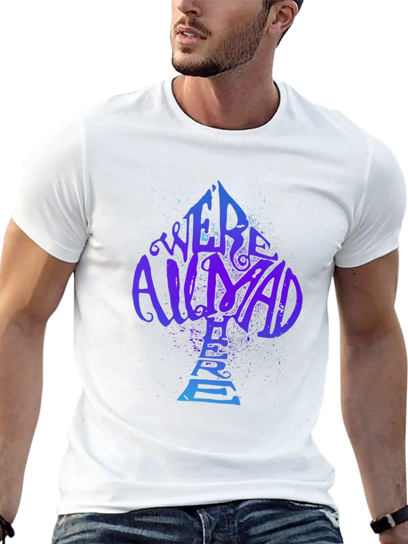 Alice in Wonderland Were All Mad Here T-Shirt