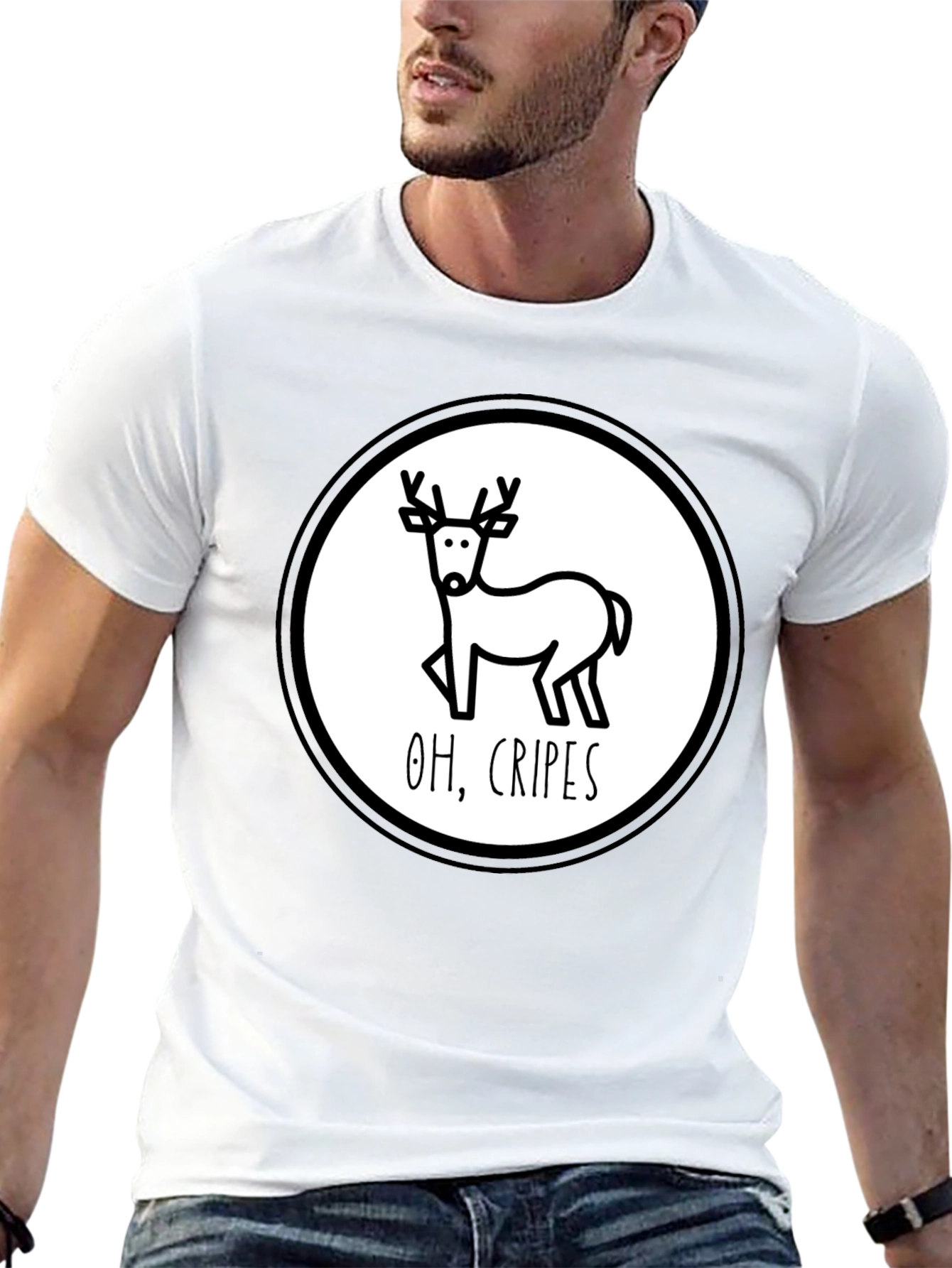 Funny Deer Oh Cripes T-Shirt