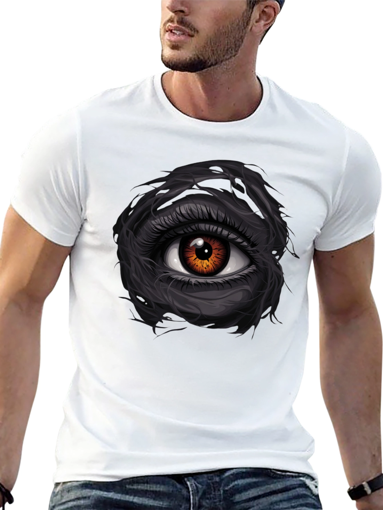 Eye Graphic Tee - Mens Black T-Shirt