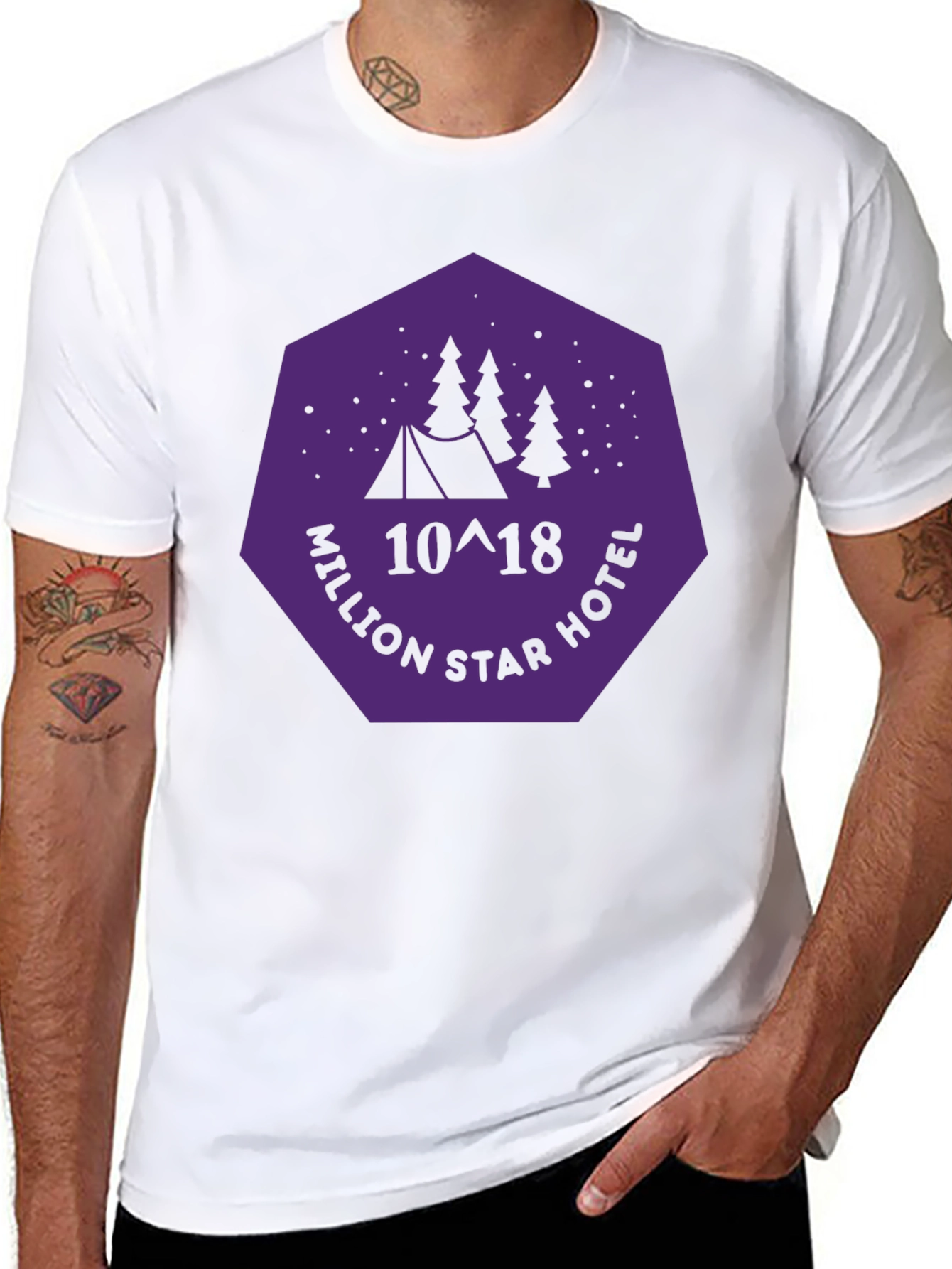 Million Star Hotel Graphic T-Shirt