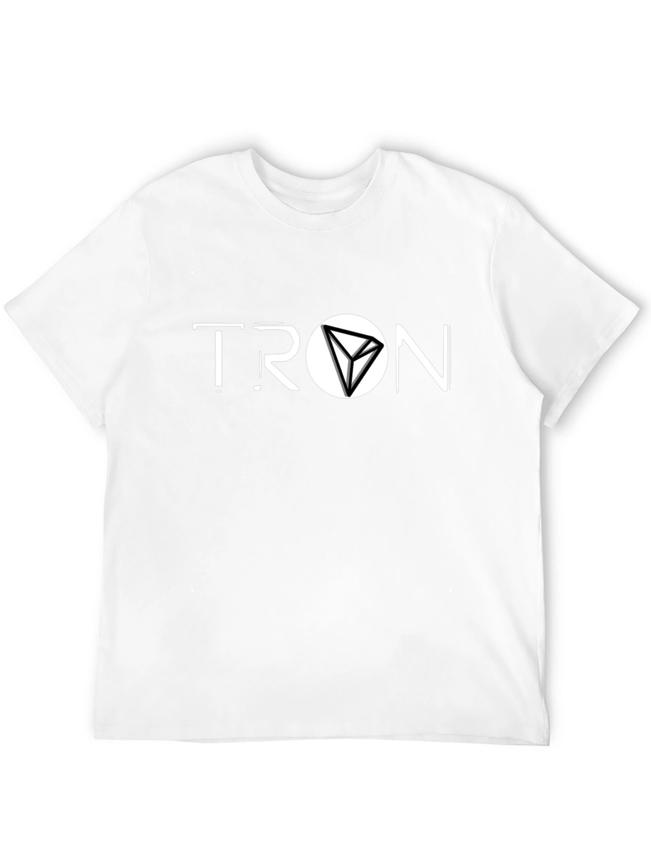 Tron Logo Black T-Shirt Crypto Design