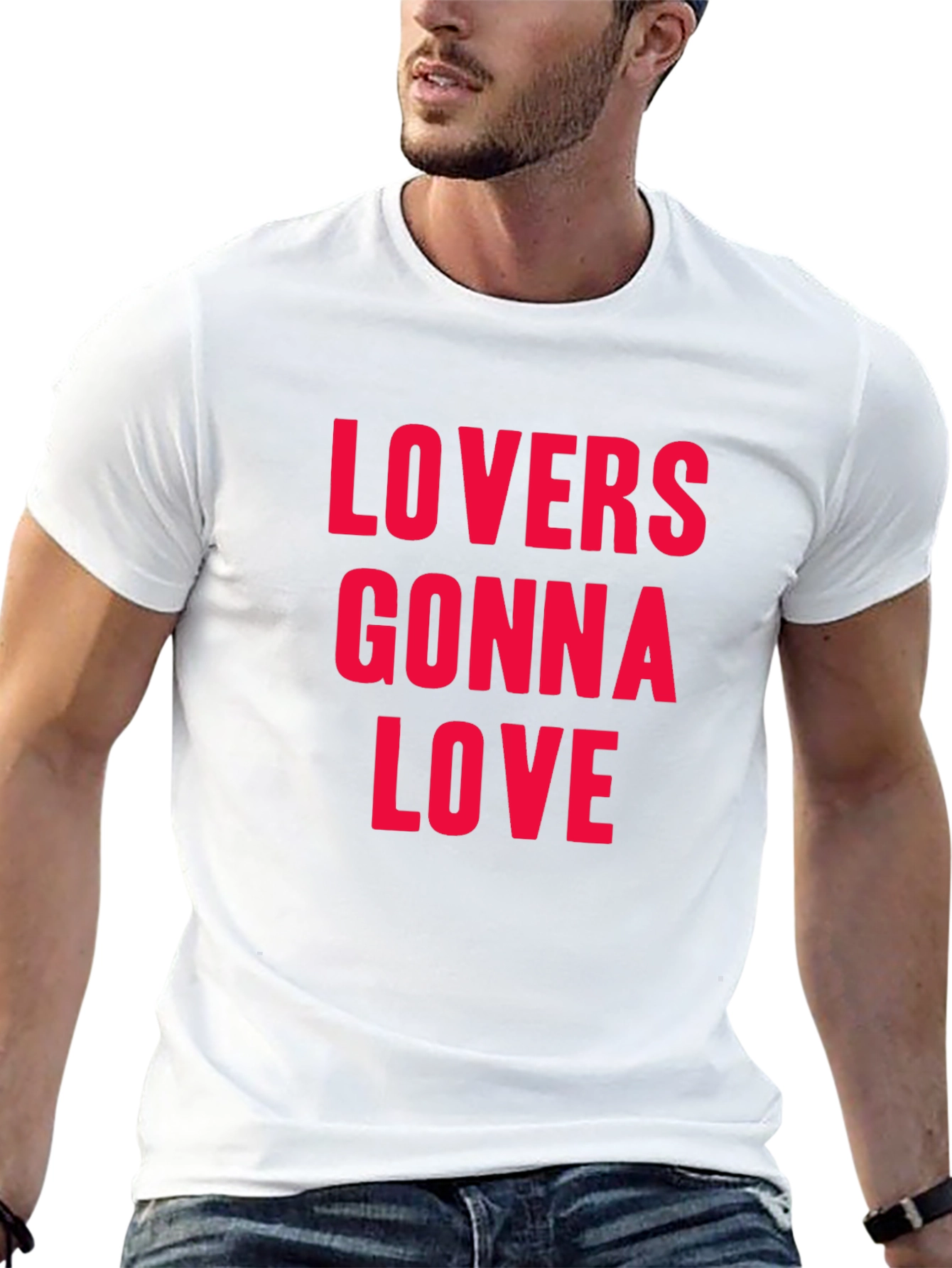 Lovers Gonna Love Graphic Tee - Soft Cotton Blend