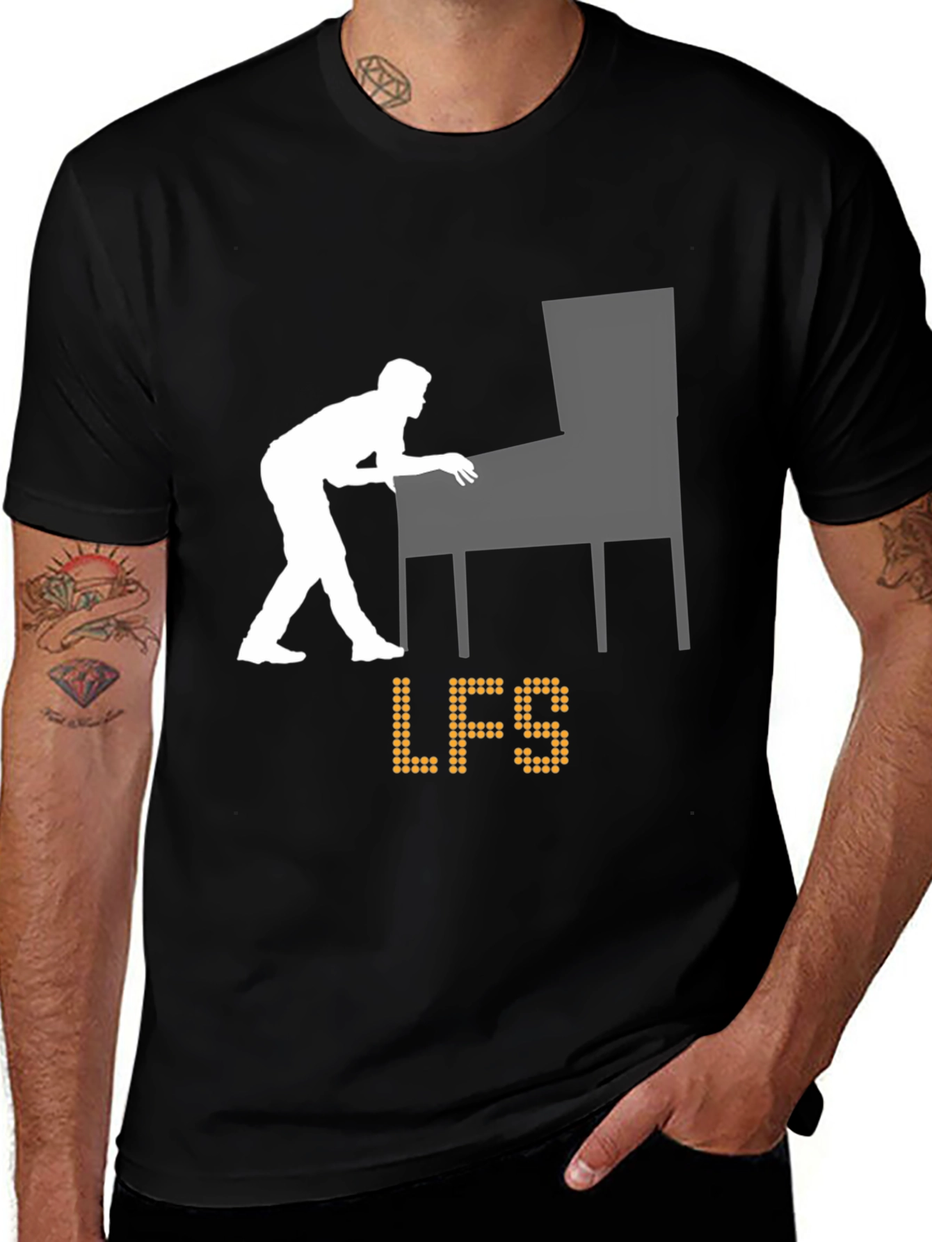 Pinball Player Graphic Tee - Gamer Style