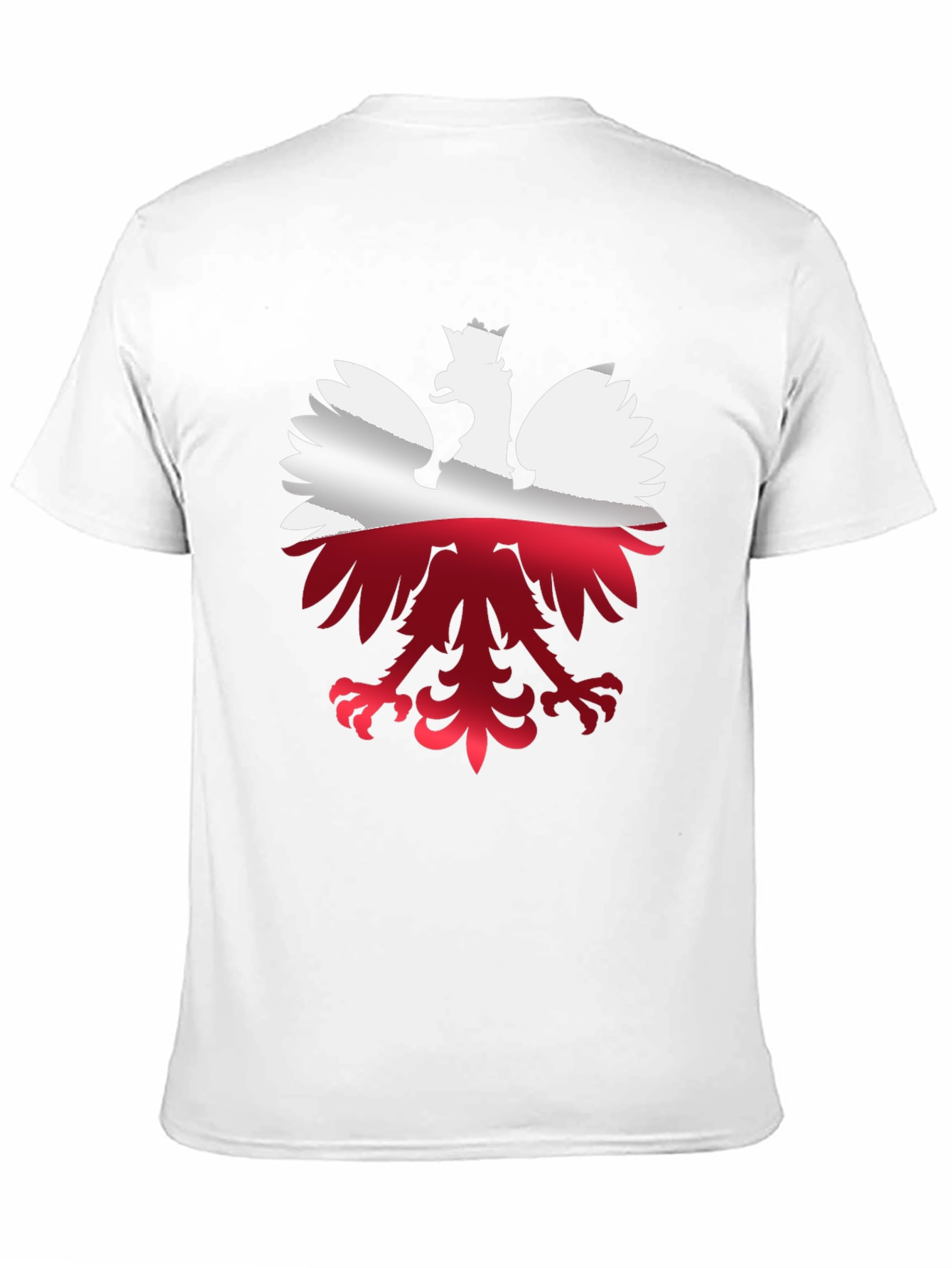 Poland Flag Eagle Black T-Shirt