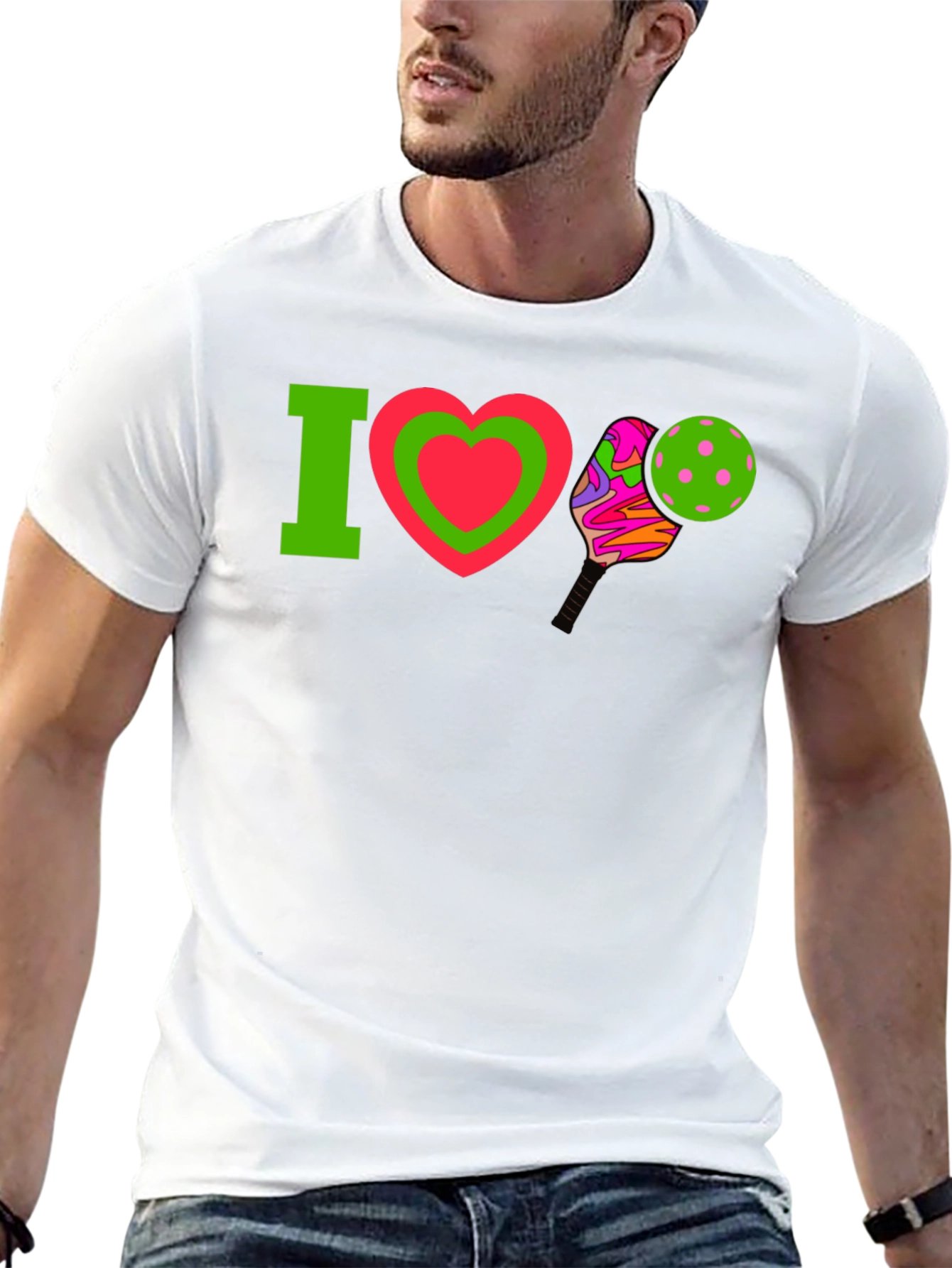 I Love Pickleball T-Shirt