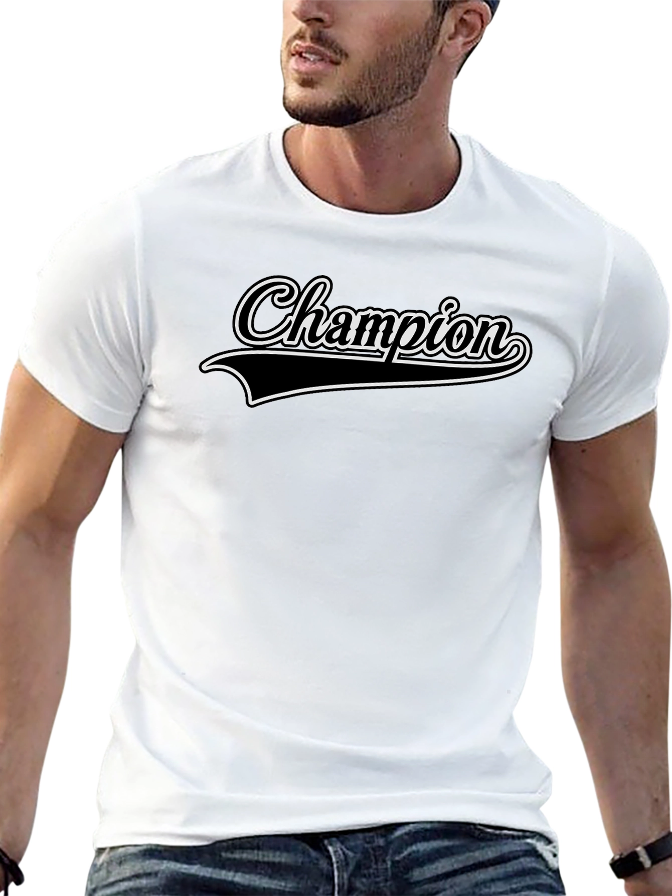Champion Graphic Black T-Shirt