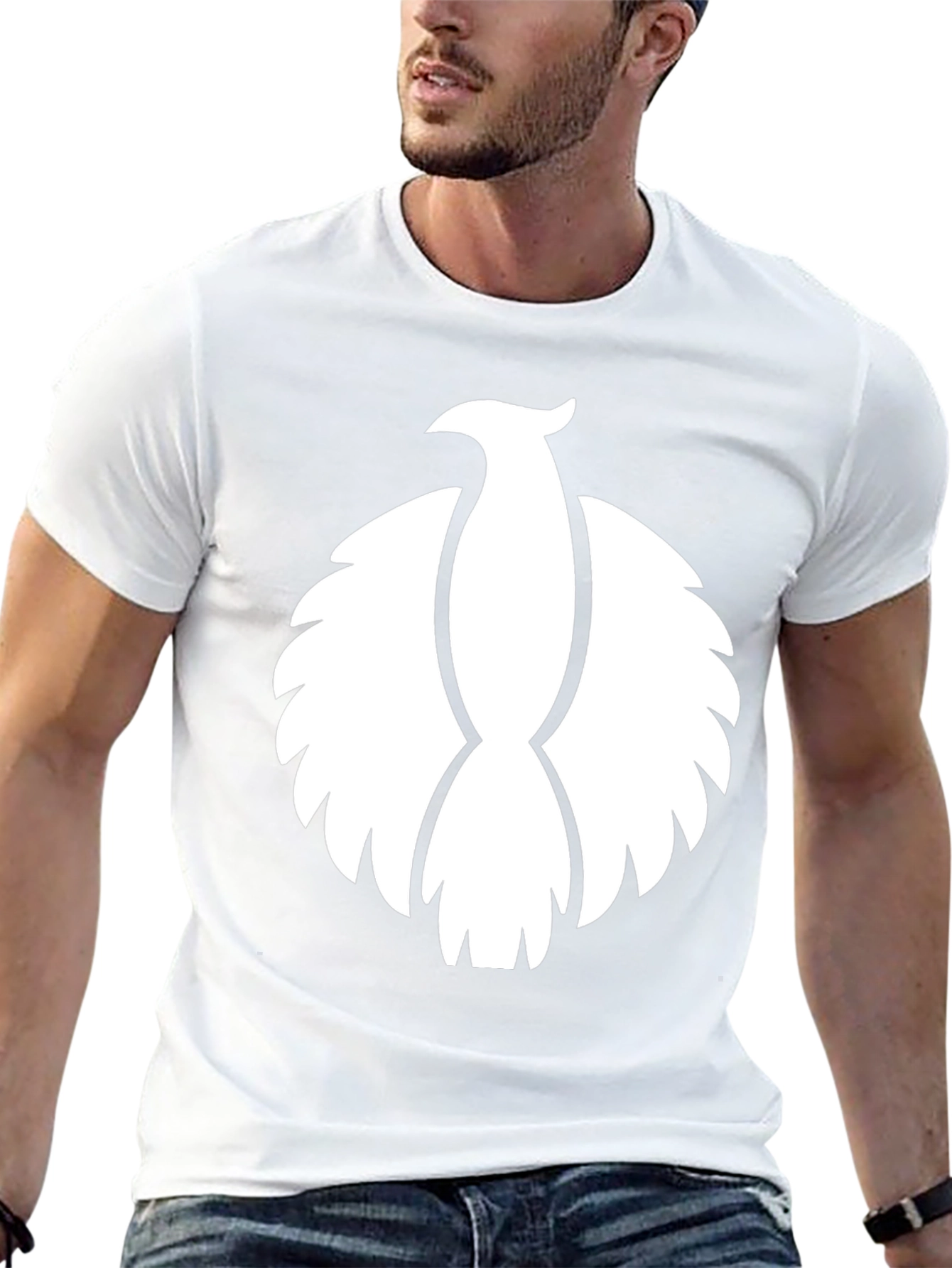 Phoenix Graphic Black T-Shirt - Iconic Design