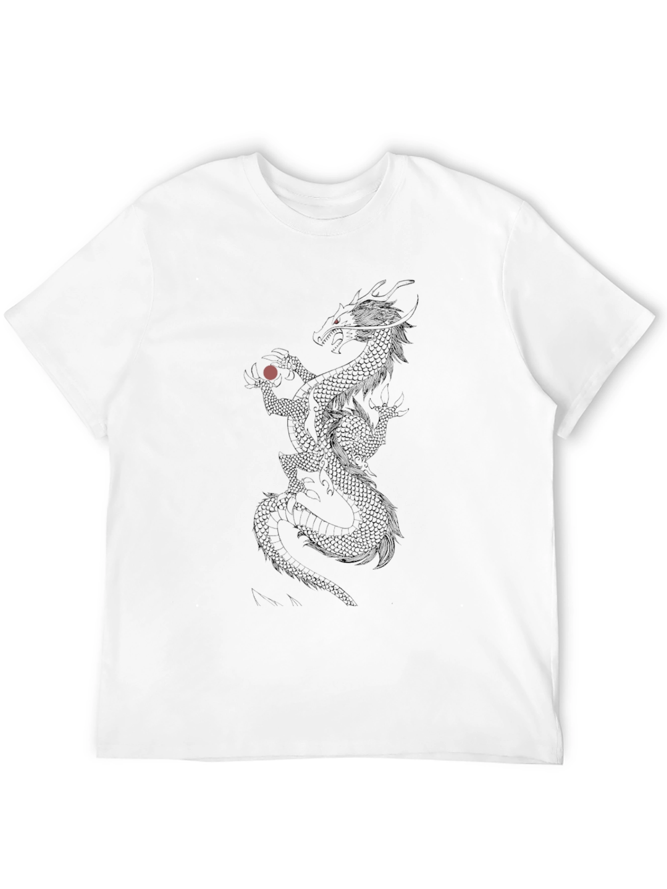 Dragon Graphic Black T-Shirt - Unique Design