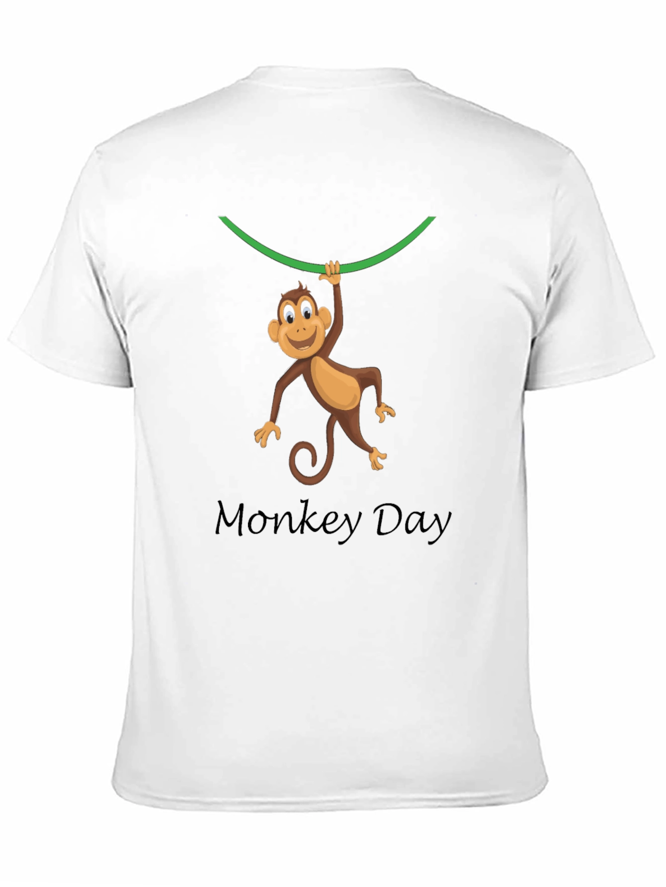 Monkey Day T-Shirt - Fun Cartoon Animal Design