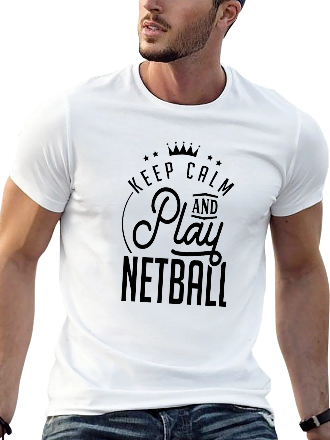 Keep Calm Play Netball T-Shirt