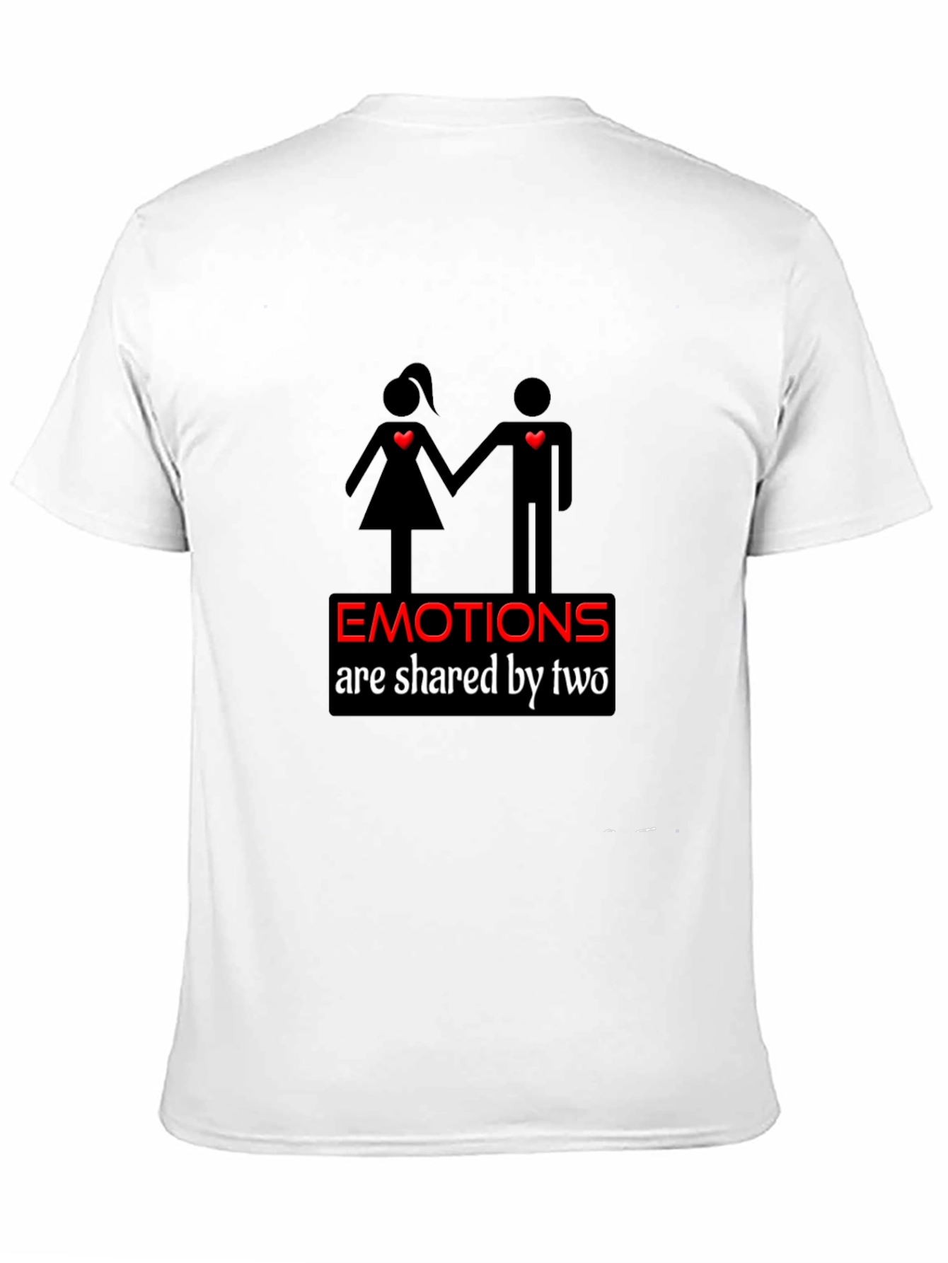 Emotional Connection Black Graphic Tee