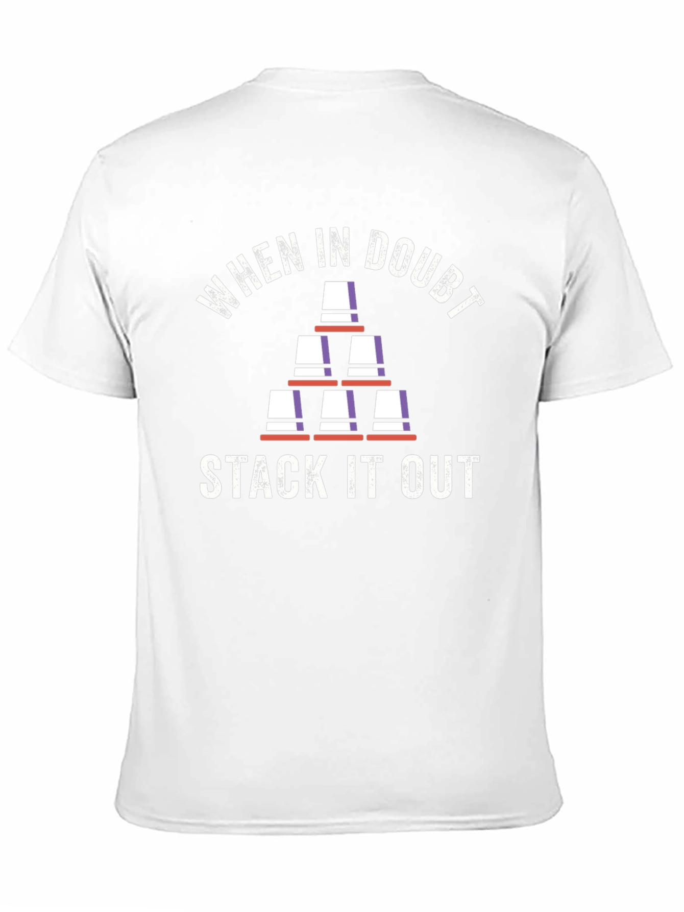 Stack It Out T-Shirt - Funny Graphic Tee