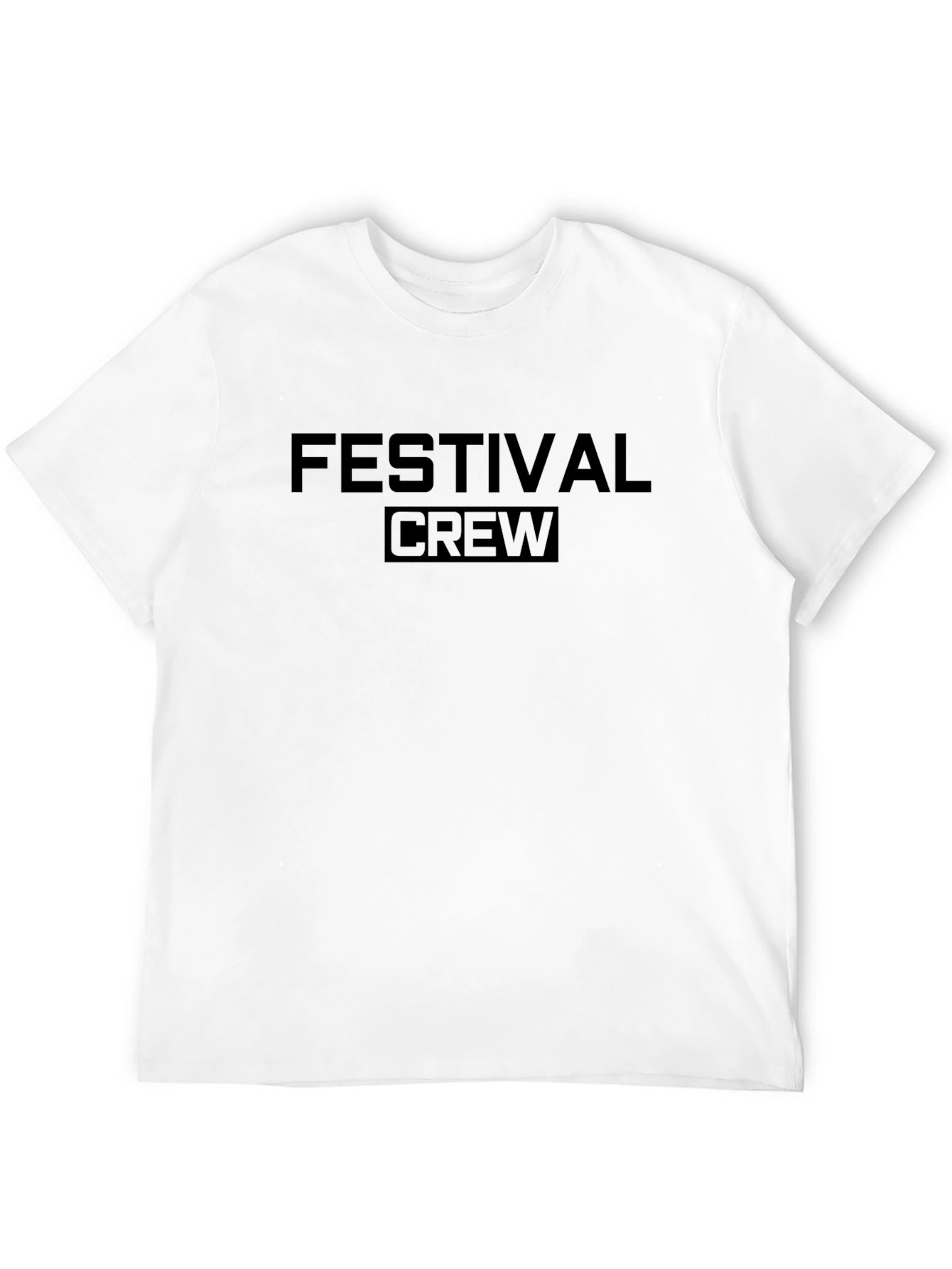 Festival Crew T-Shirt - Black Graphic Tee