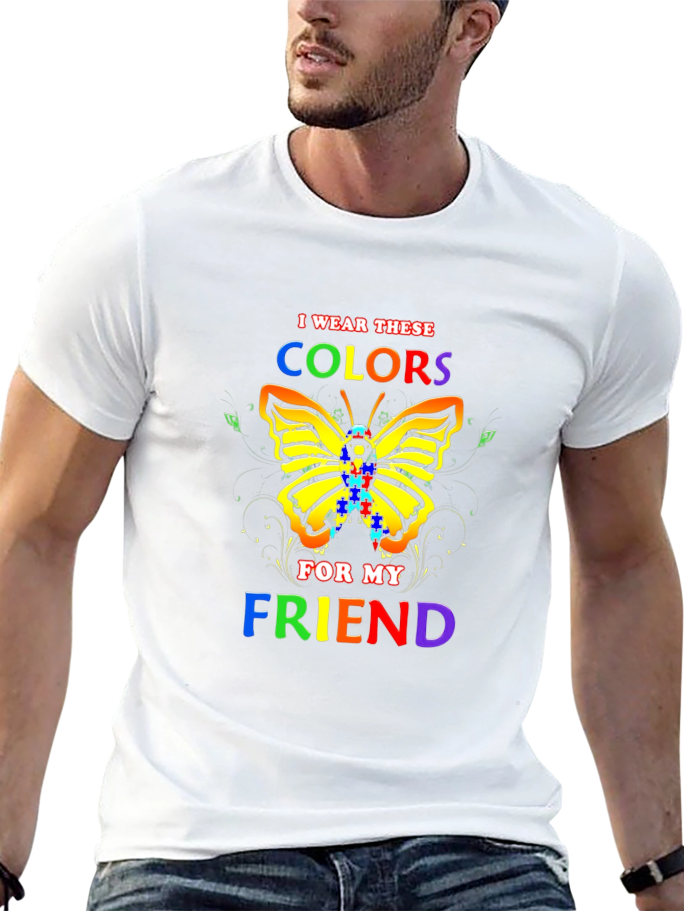 Autism Awareness Butterfly T-Shirt