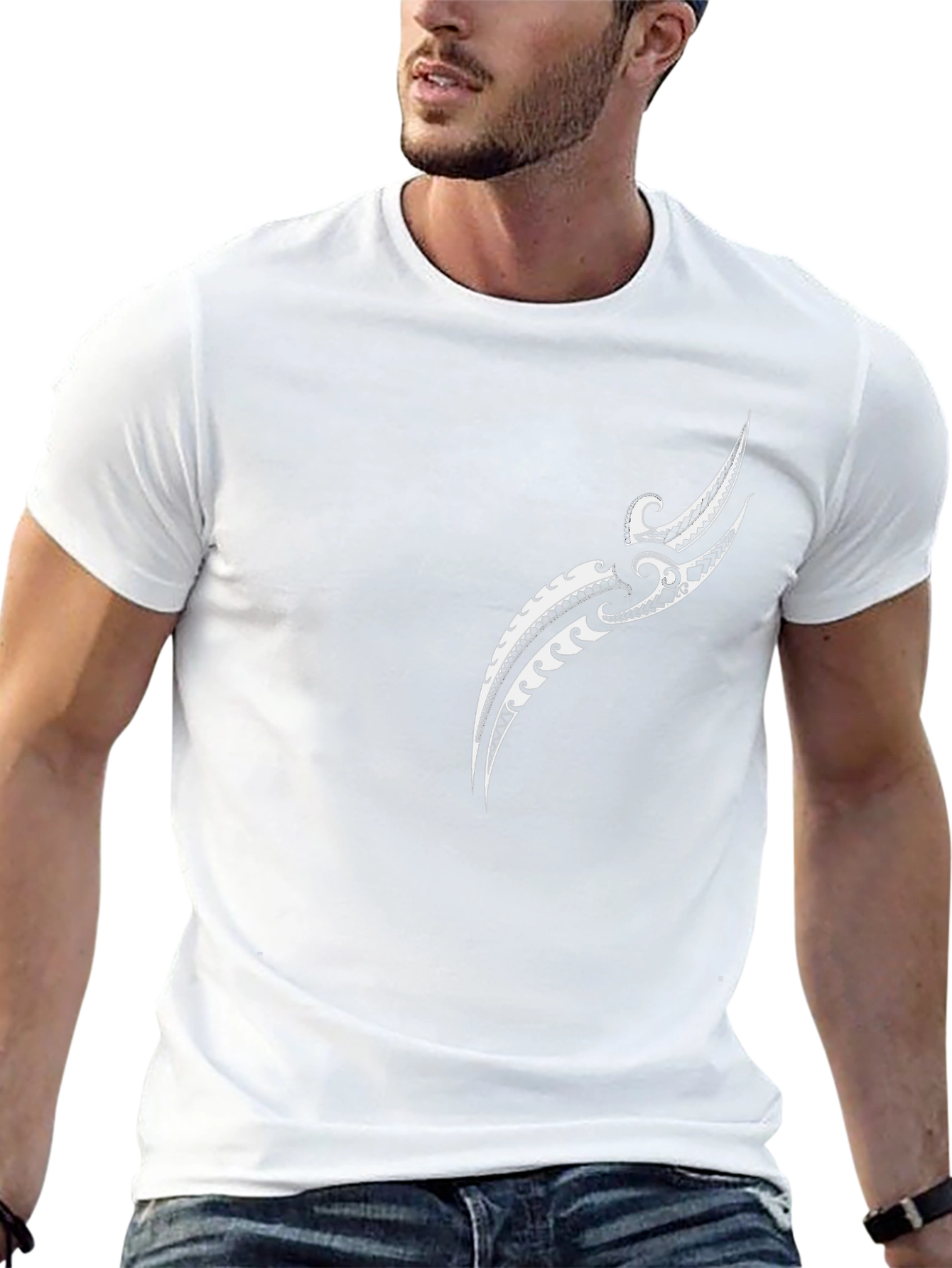 Tribal Tattoo Black T-Shirt