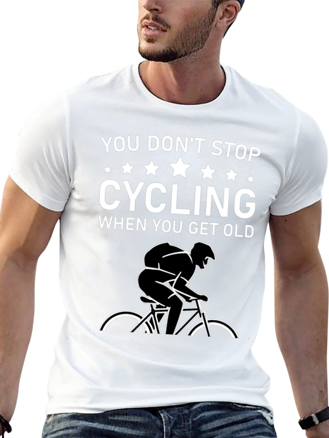 Cycling T-Shirt - You Dont Stop Cycling