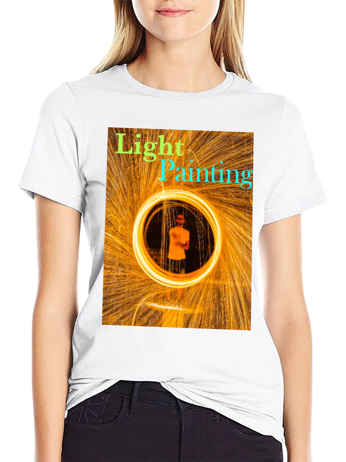 Light Painting T-Shirt - Unique Art Tee