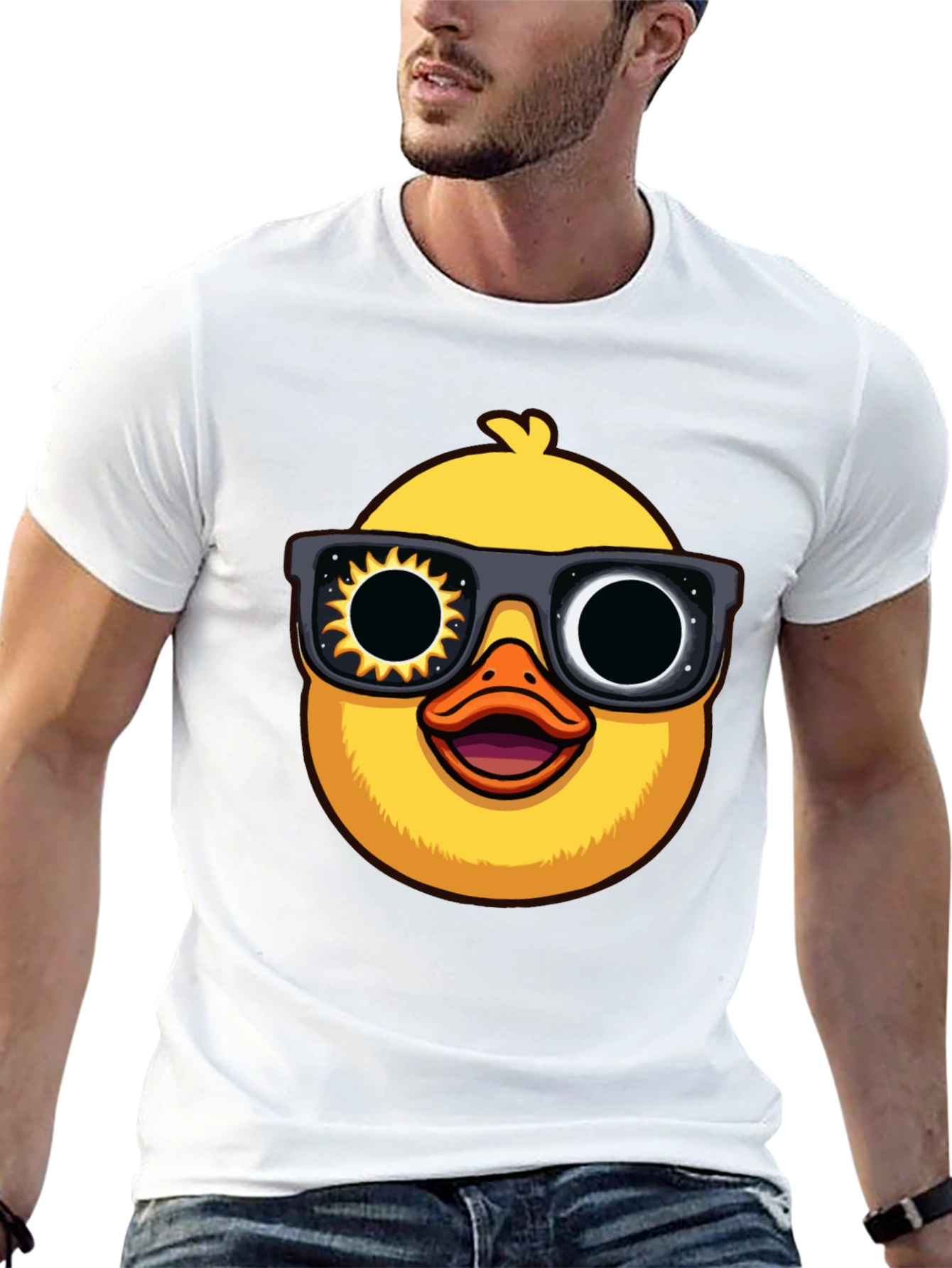 Cool Duck Sun & Moon Sunglasses Graphic Tee