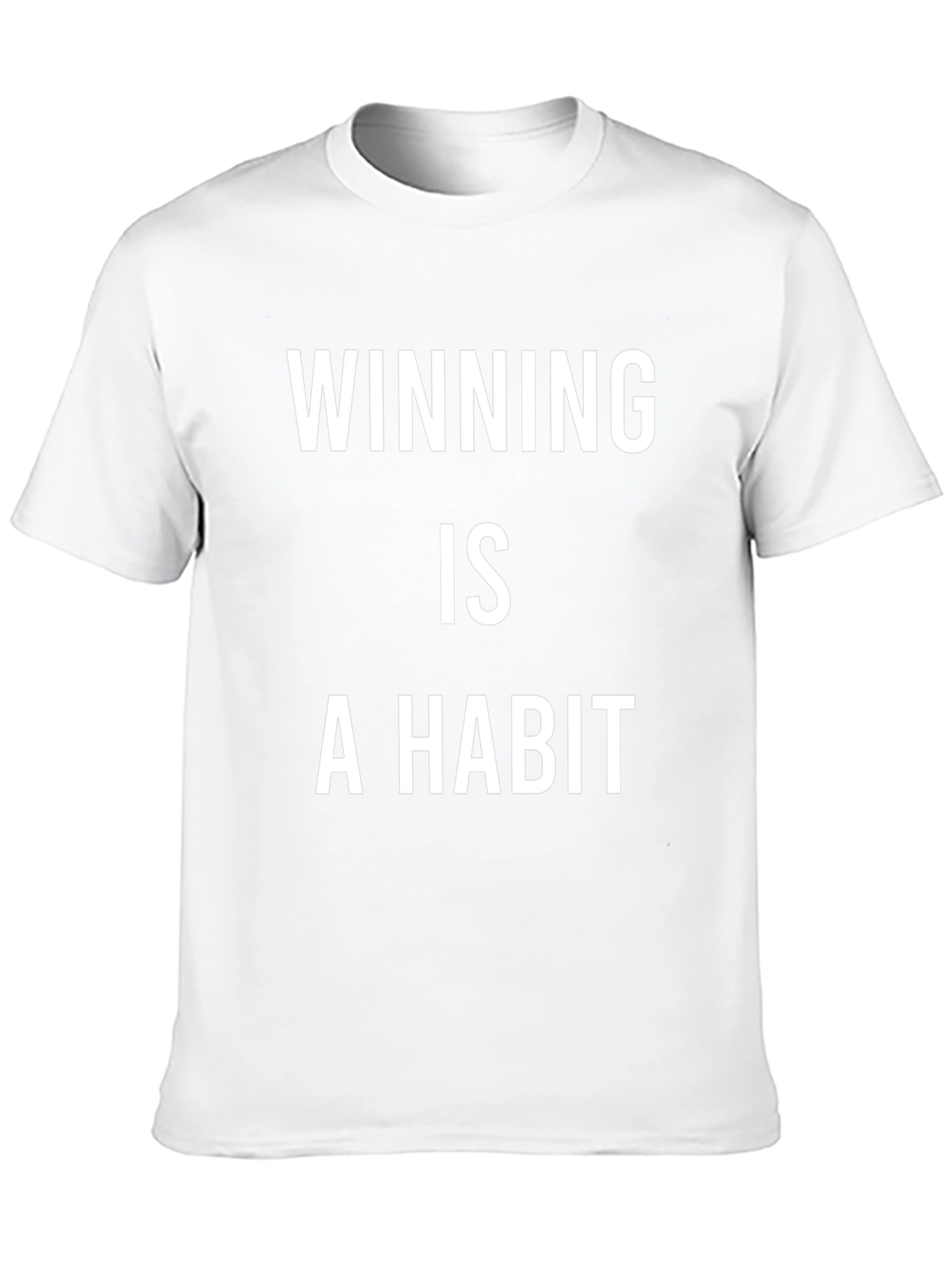 Winning Is A Habit Black T-Shirt