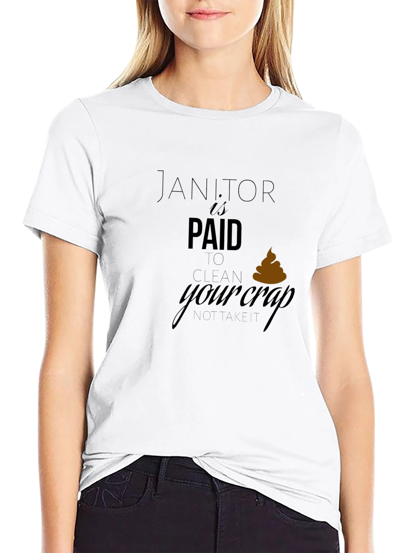 Janitor Humor Graphic T-Shirt