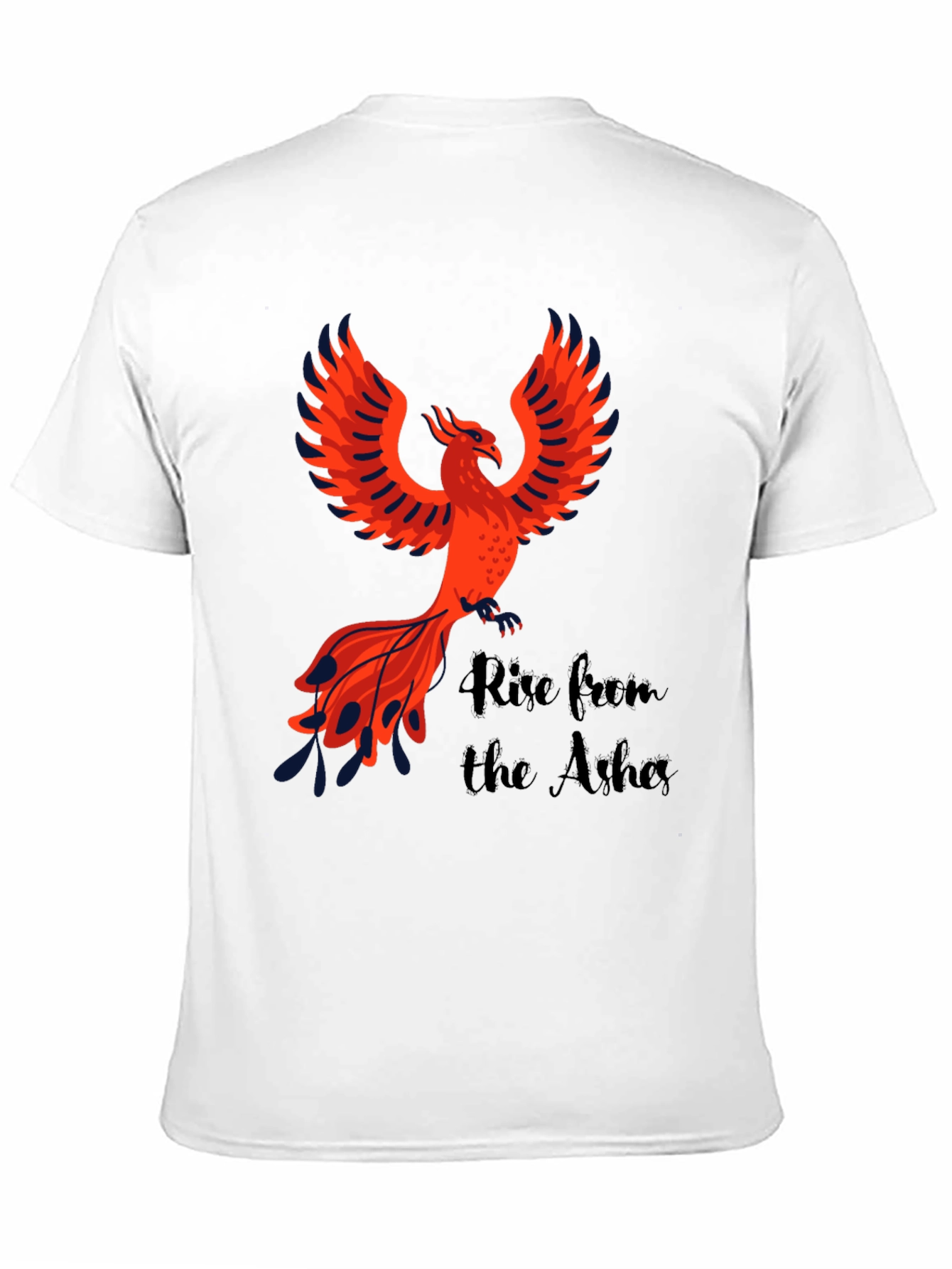 Phoenix Rise Graphic Tee - Black