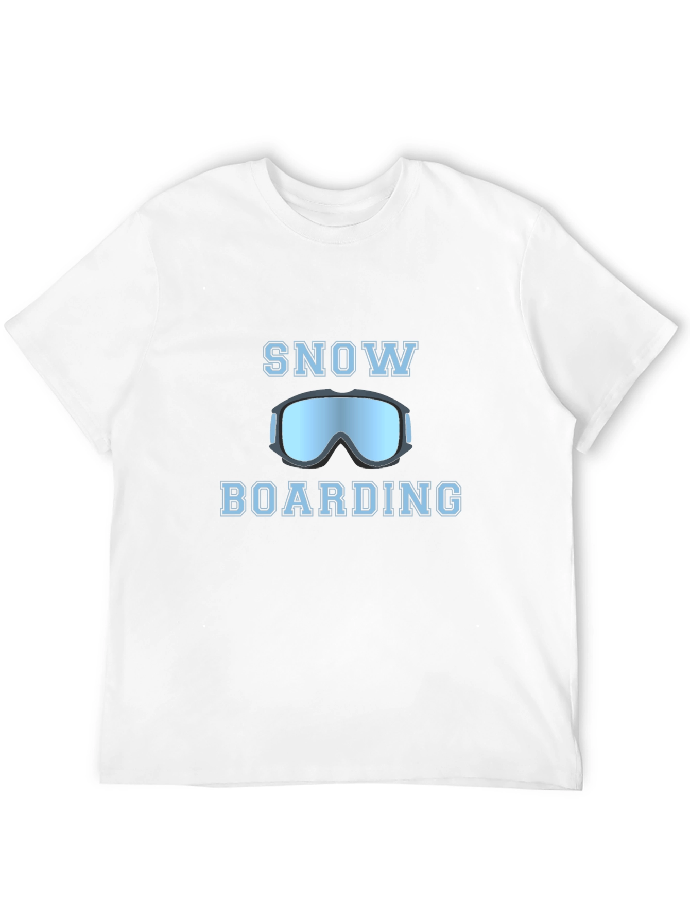 Snowboarding T-Shirt: Cool Goggles Design