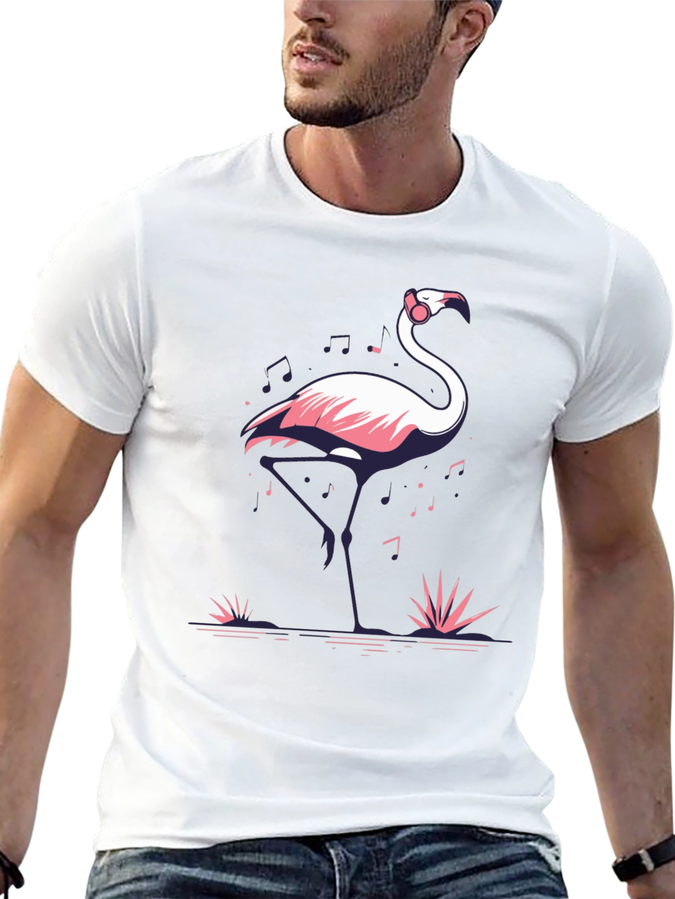 Cool Flamingo Graphic Tee
