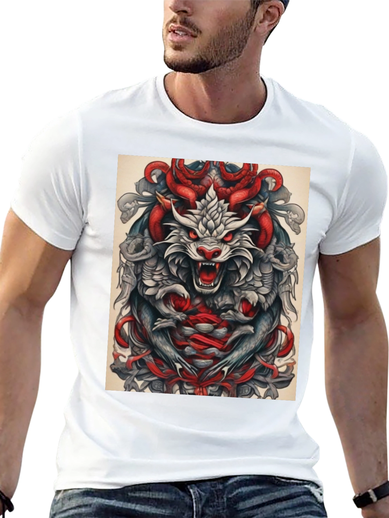 Dragon T-Shirt - Bold Graphic Tee