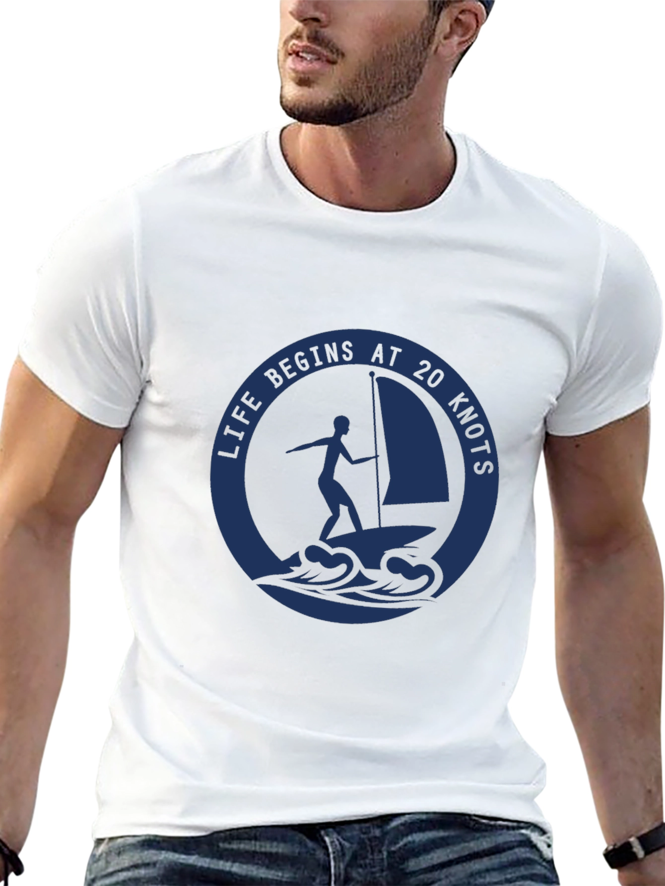 Life Begins at 20 Knots T-Shirt