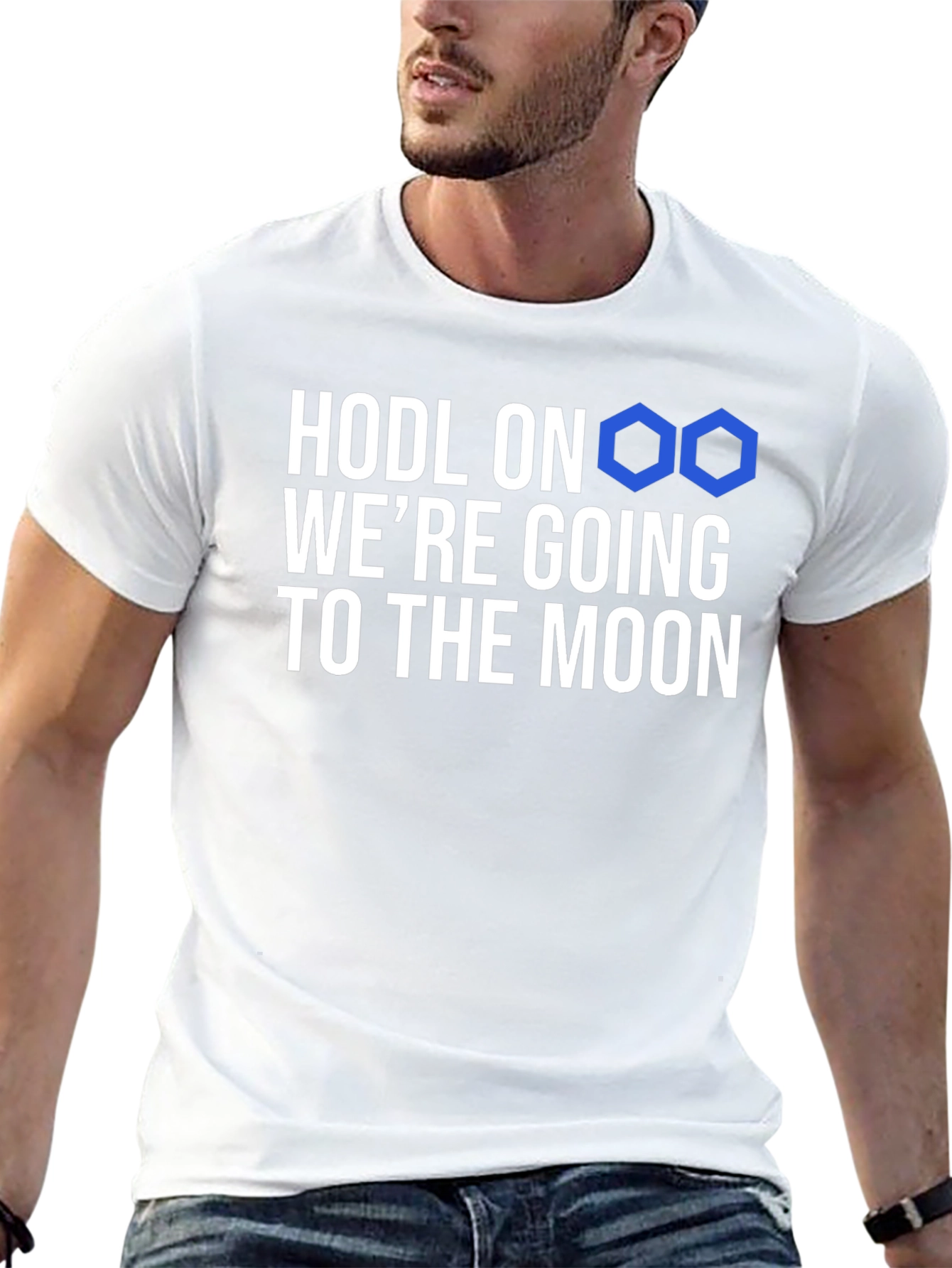 HODL On Crypto T-Shirt - Moon Bound!