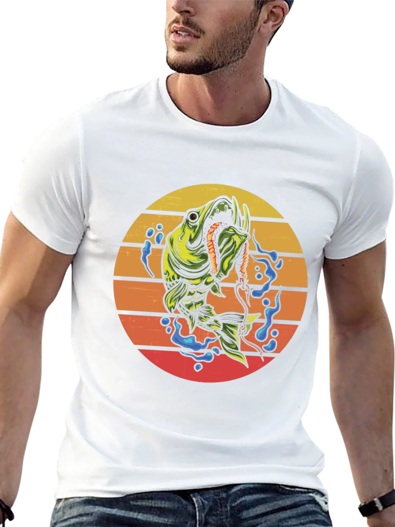 Fishing Sunset T-Shirt - Fishermans Catch Tee