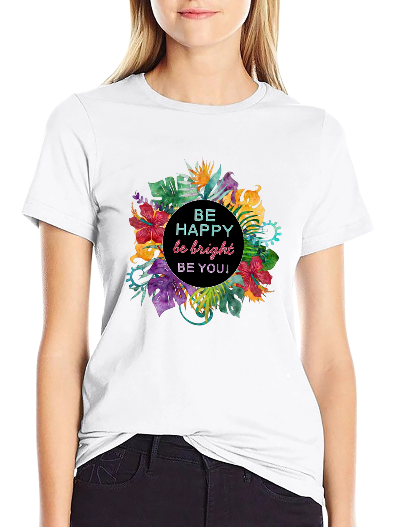 Be Happy Graphic T-Shirt