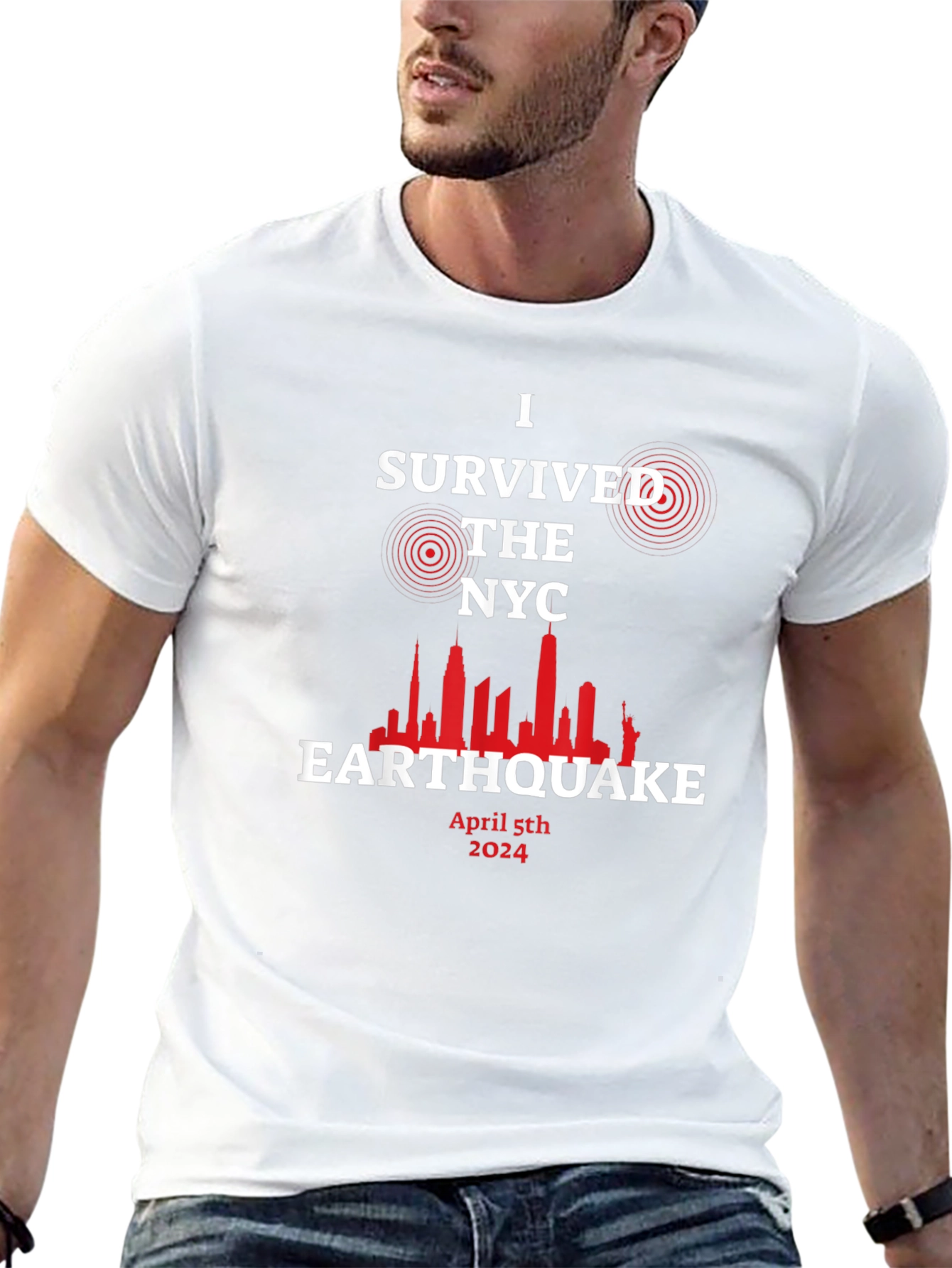 I Survived the NYC Earthquake April 5th 2024 T-Shirt