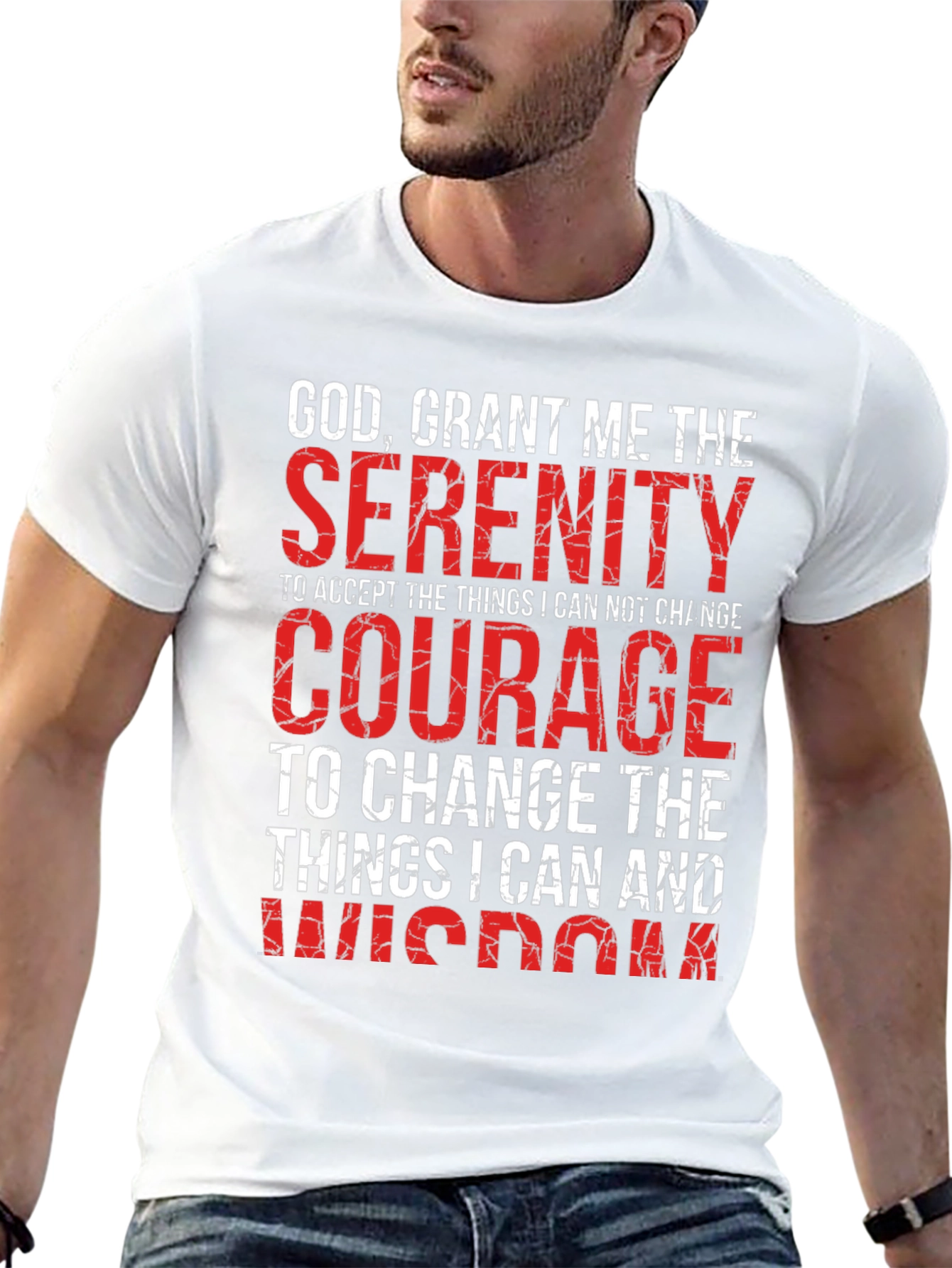 Serenity Prayer Graphic T-Shirt
