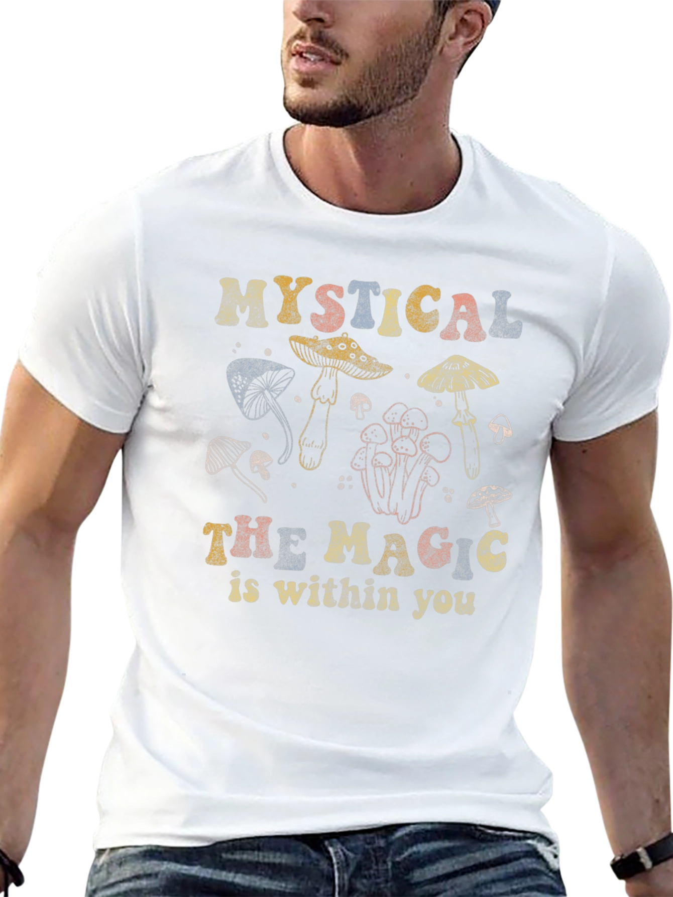 Mystical Magic Mushroom Graphic T-Shirt
