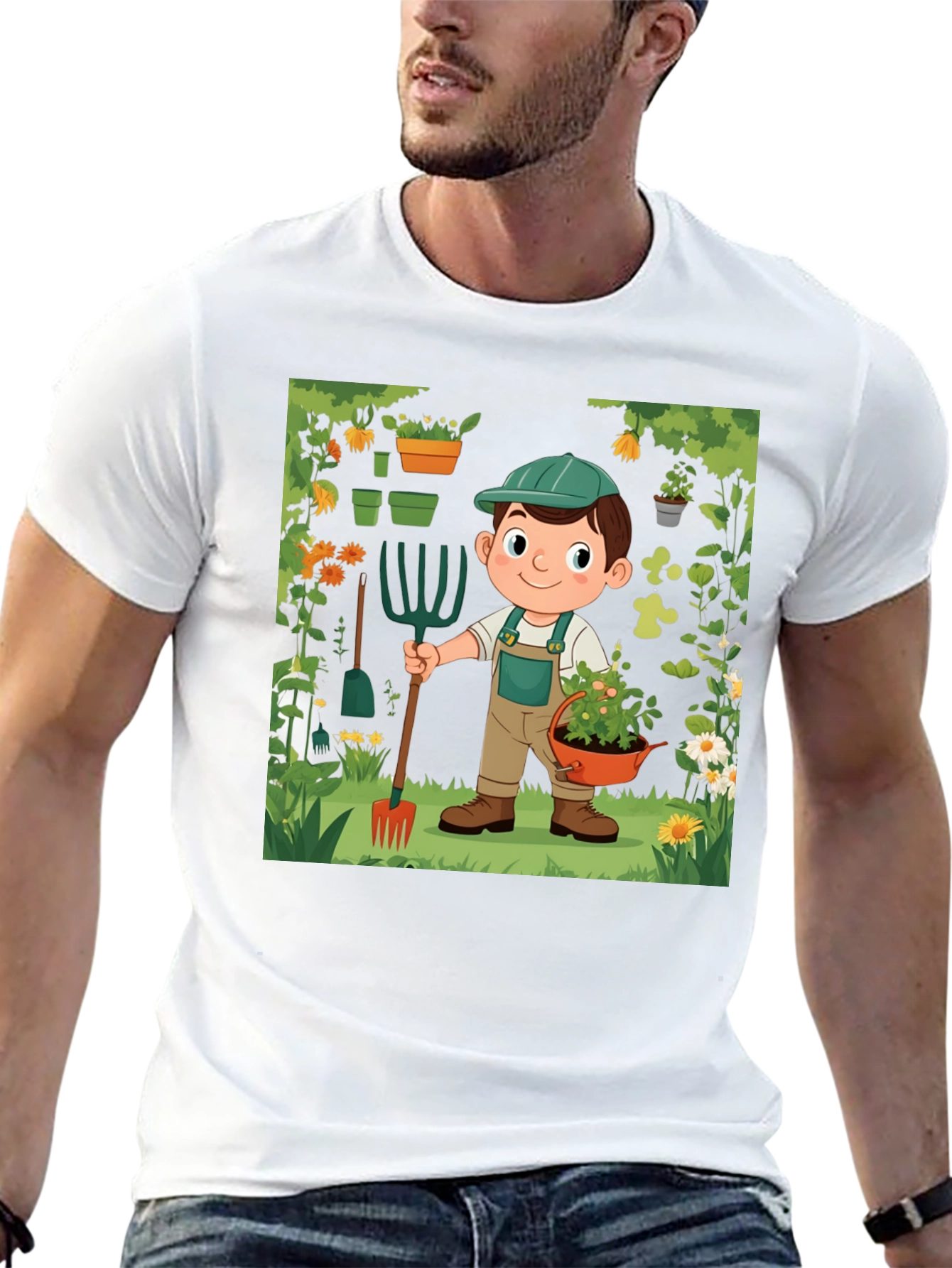 Gardener Boy Graphic Tee