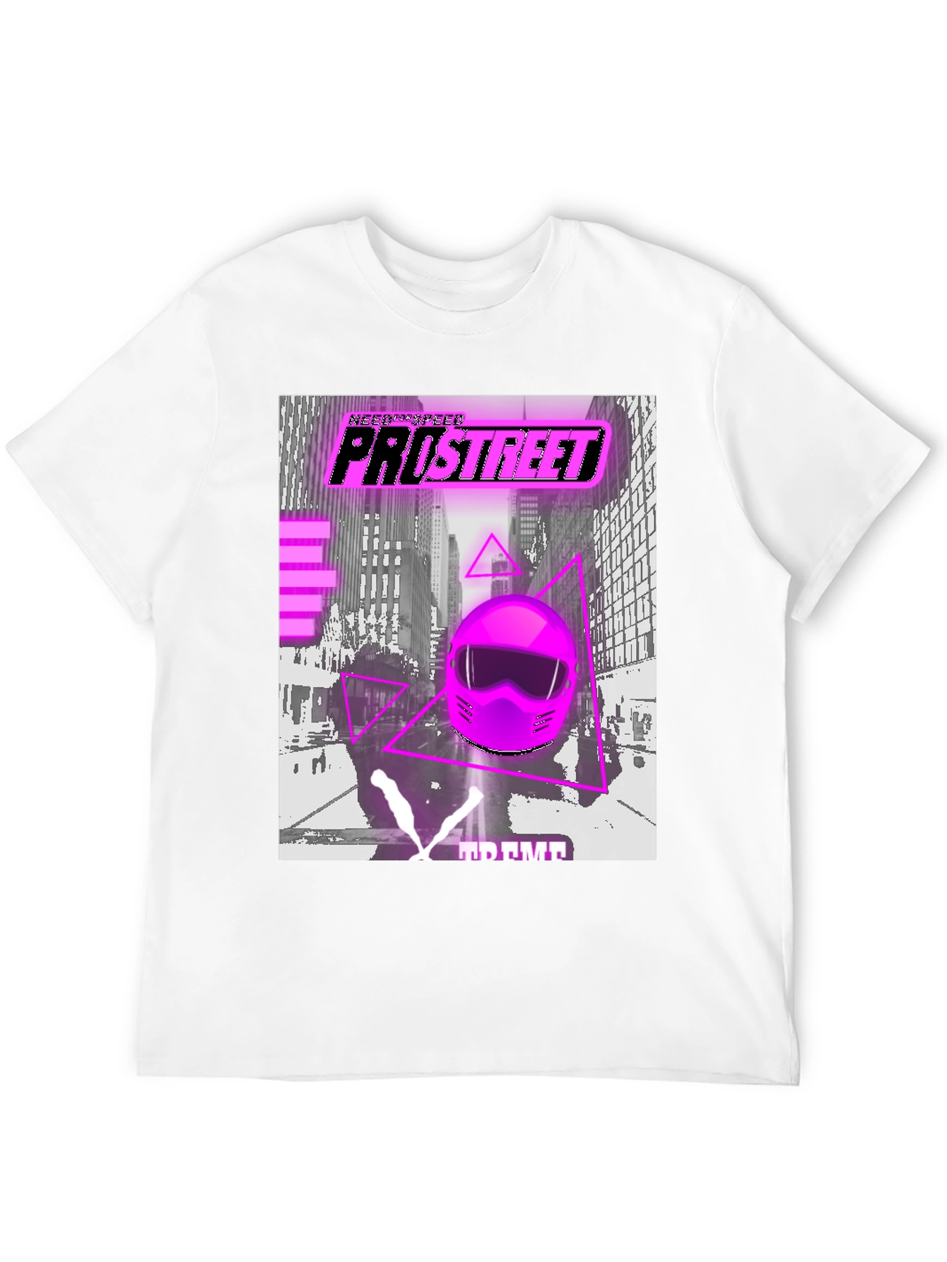 Pro Street Graphic Tee - Retro Racing Design
