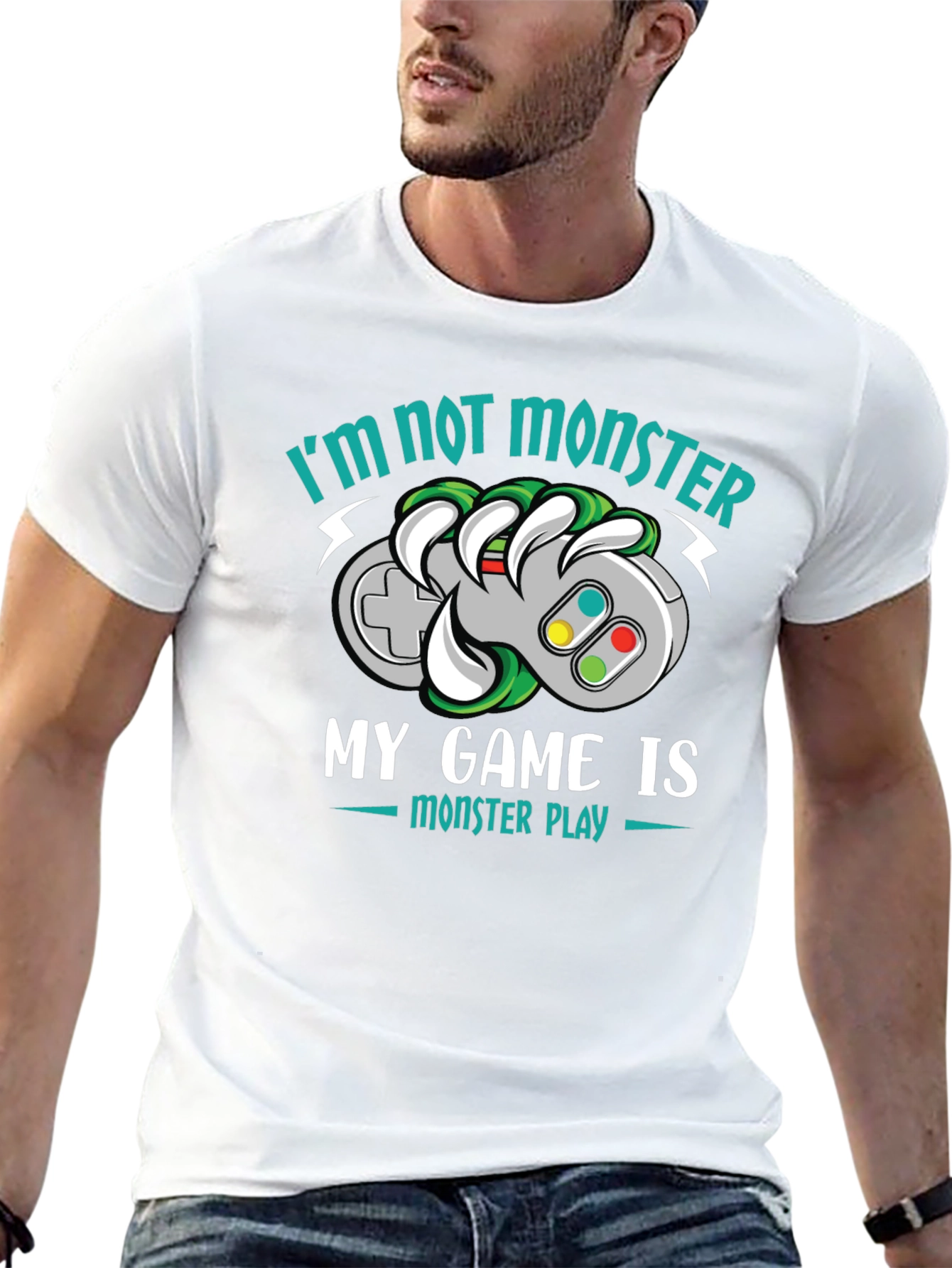 Monster Gamer T-Shirt - Im Not A Monster