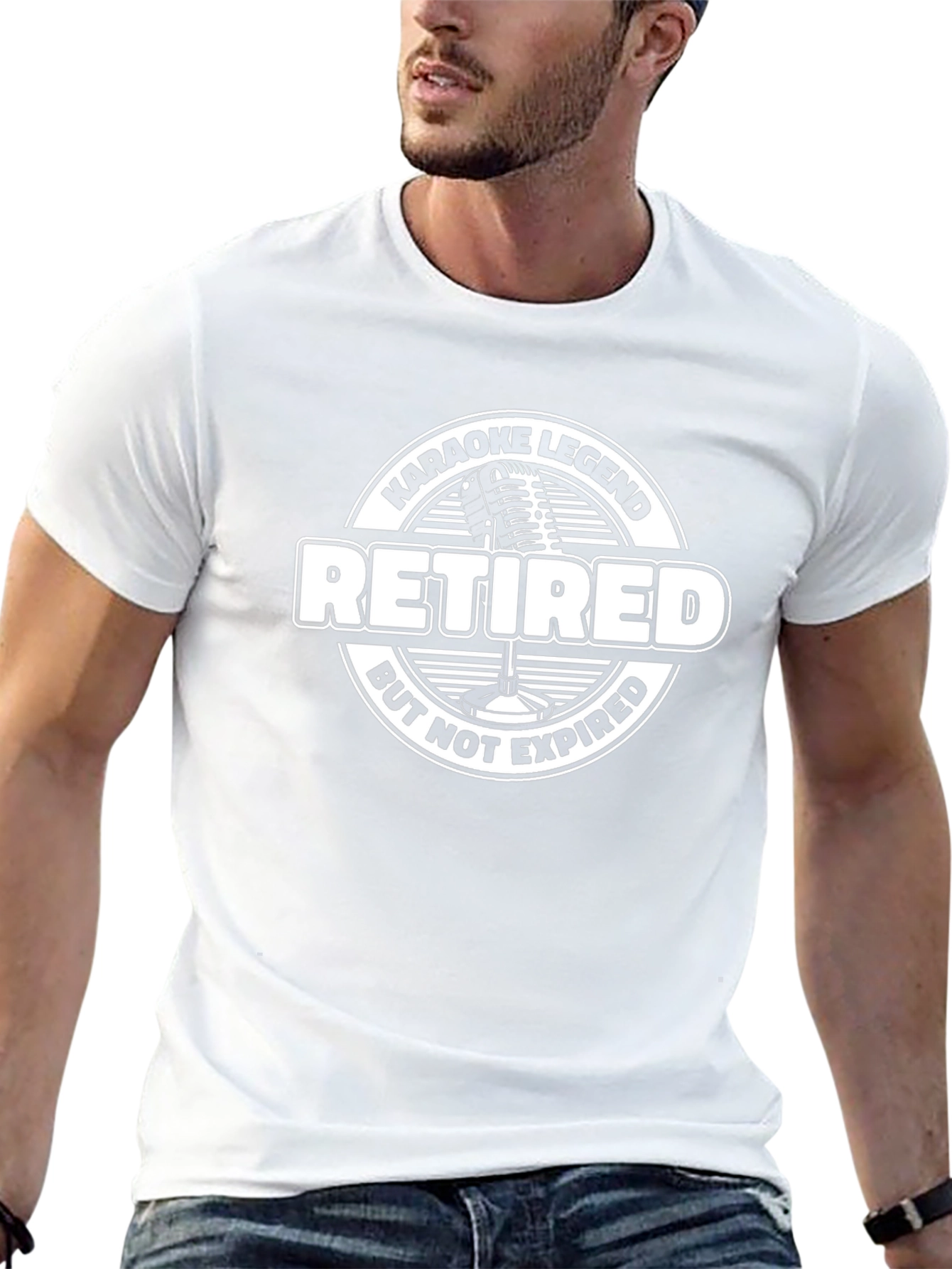 Retired Karaoke Legend T-Shirt - Funny Retirement Gift